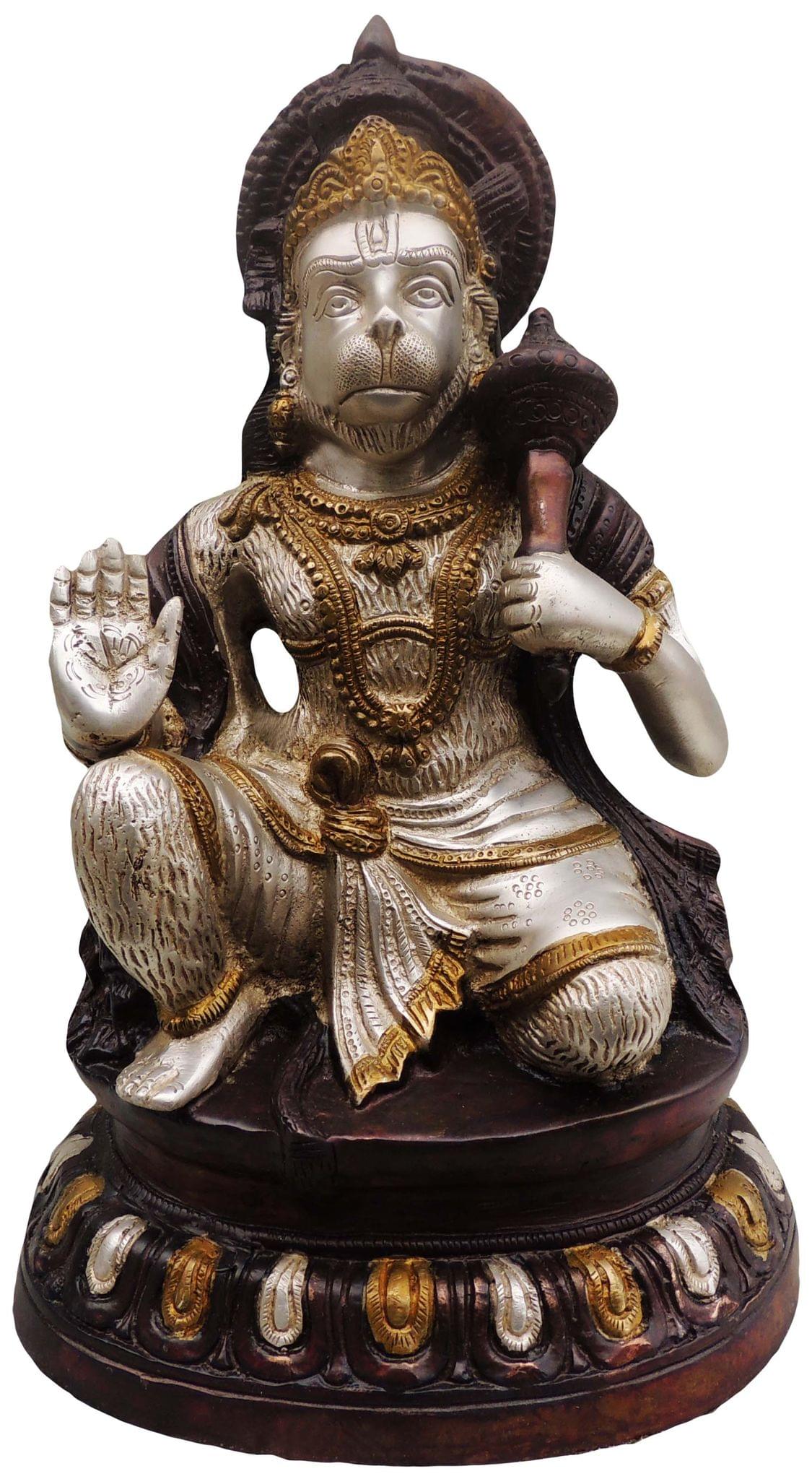 Brass Hanuman — 15"