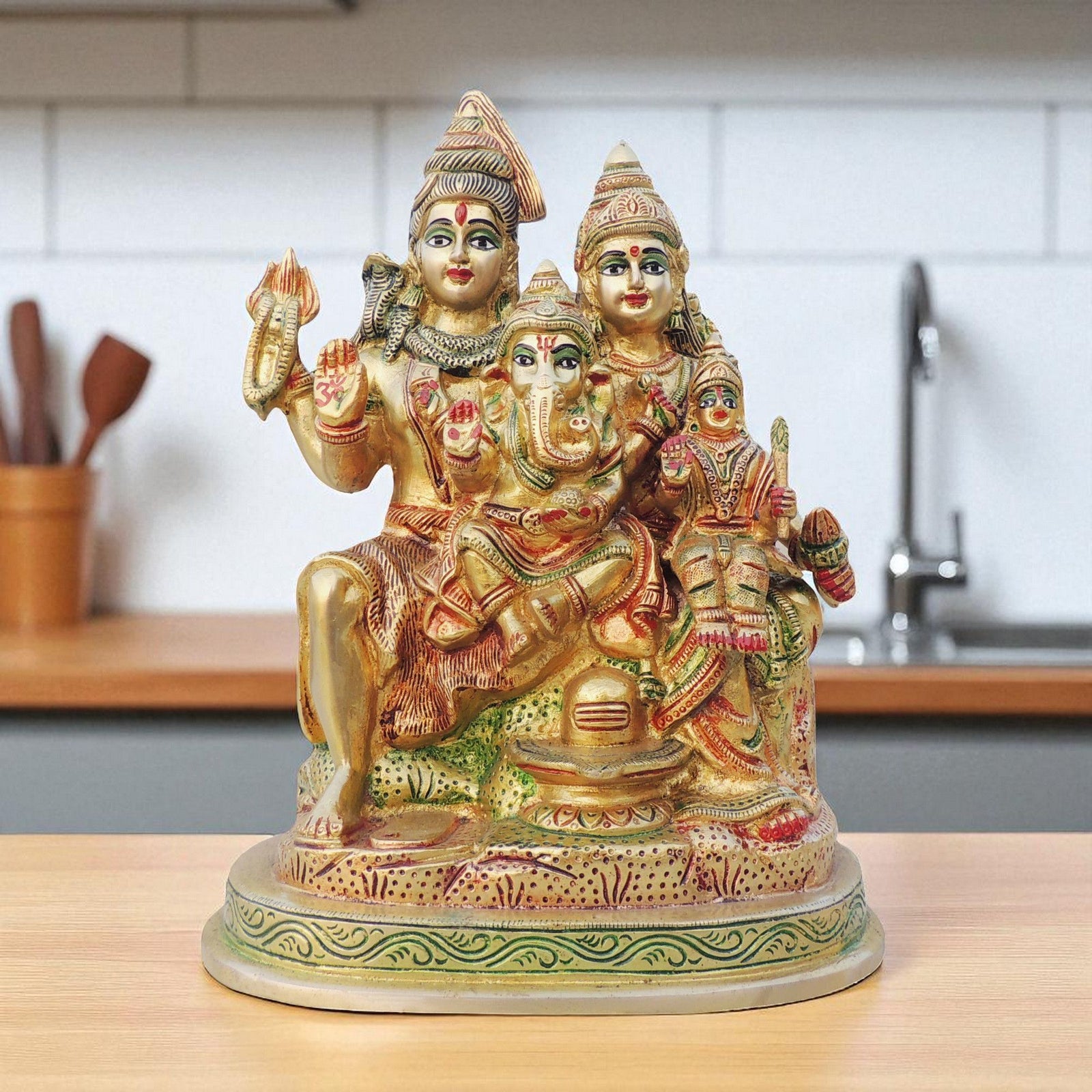 Brass Ganesh — 10"