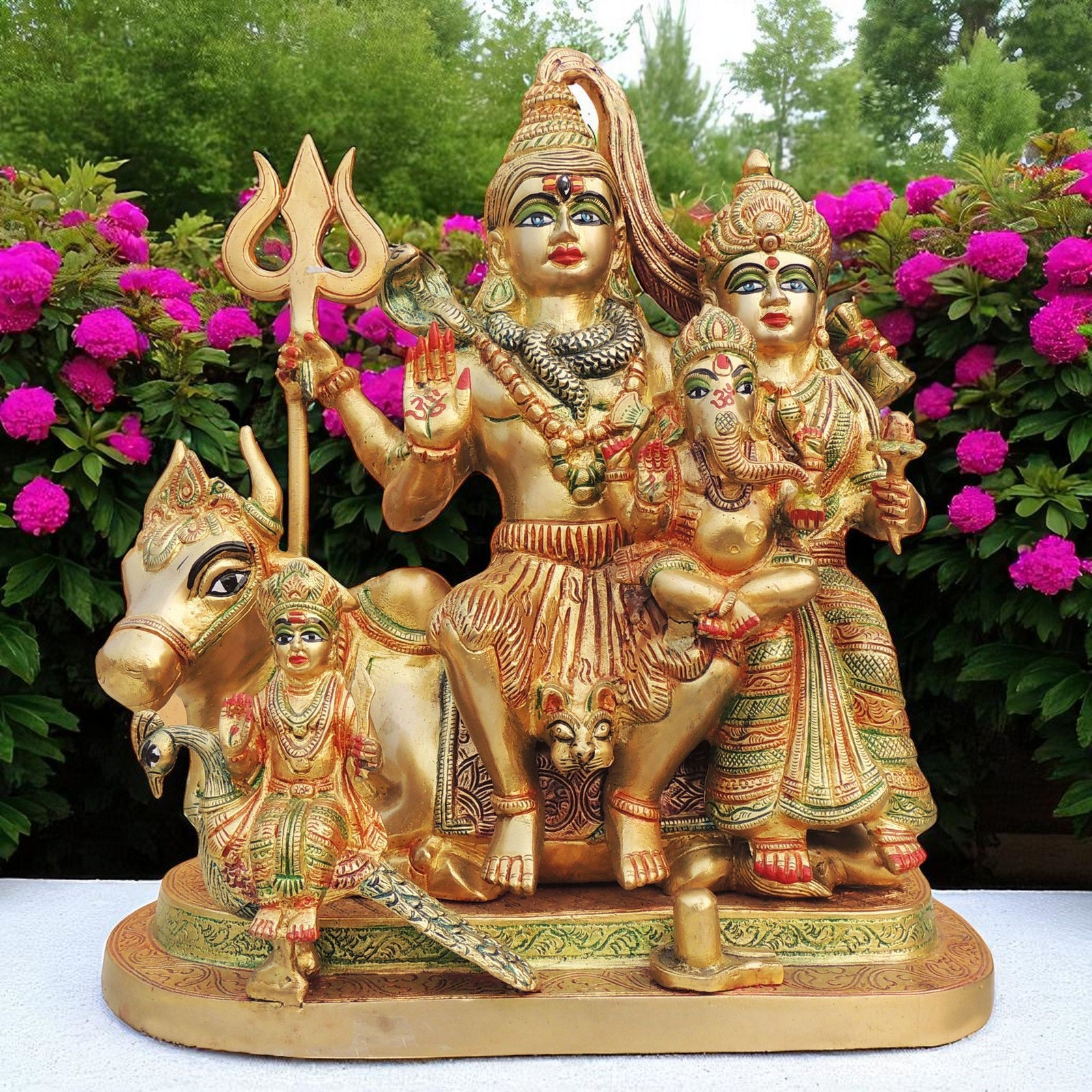 Brass Shiva — 14"