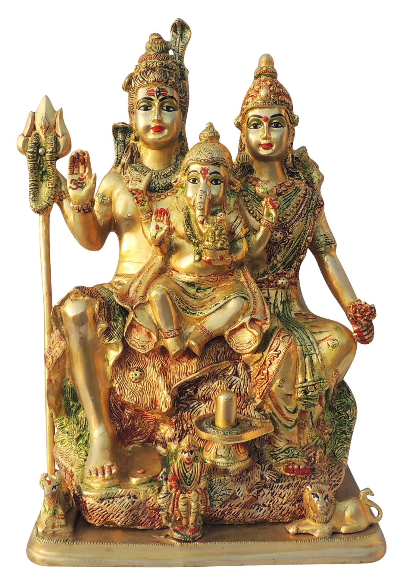 Brass Shiva — 16.5"
