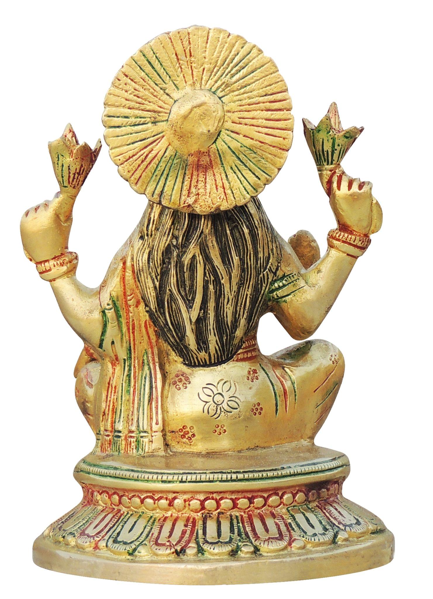 Brass Lakshmi — 8"