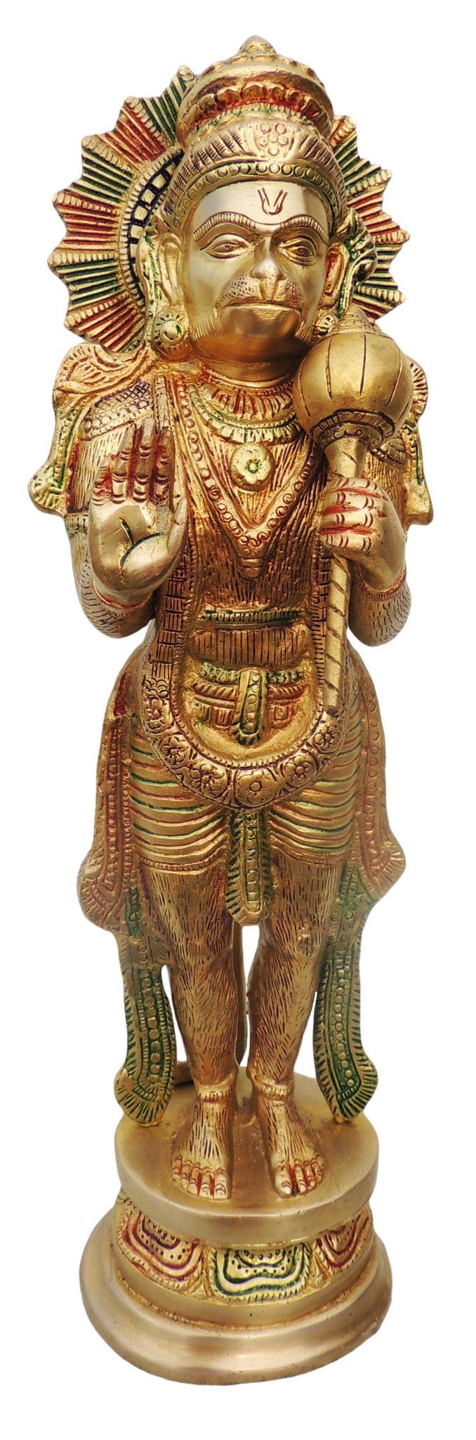 Brass Hanuman — 17"