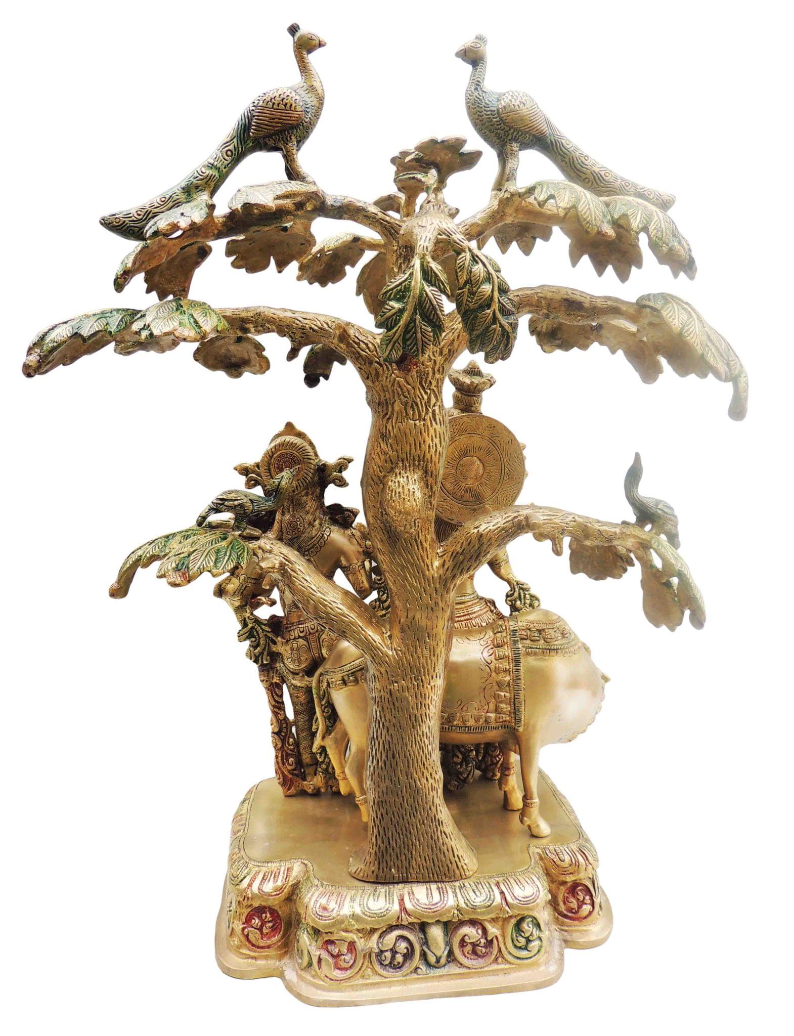 Brass Radha-Krishna — 24"