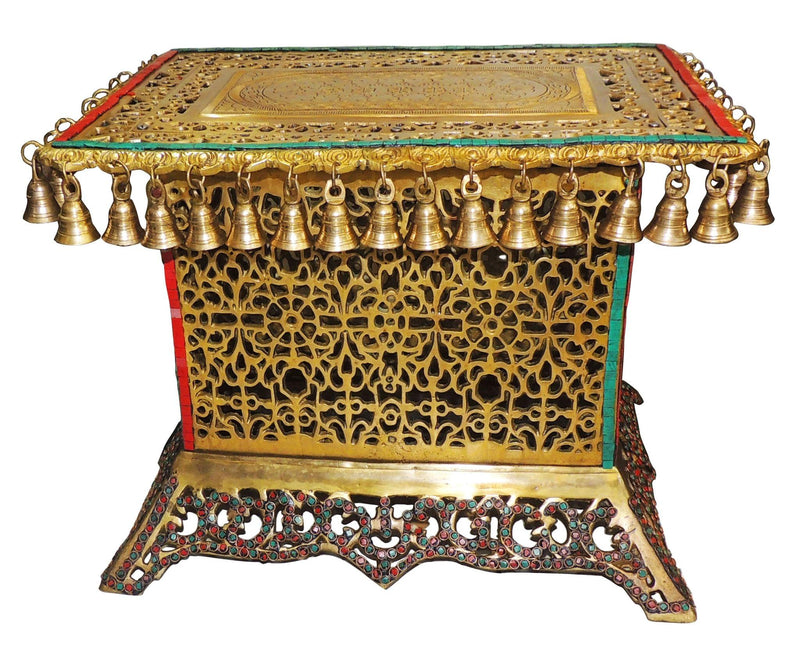 Brass Stool For — 16"