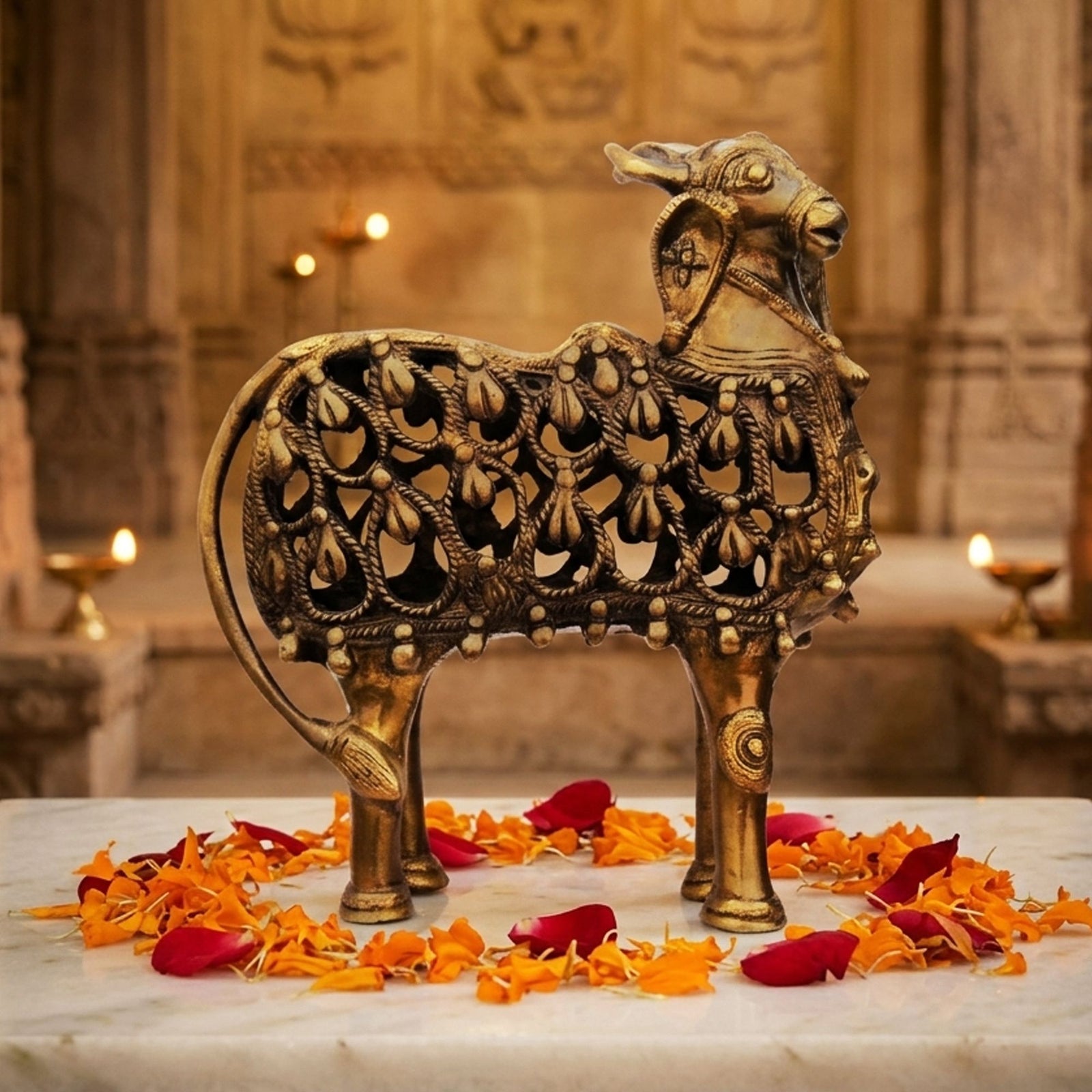 Brass Nandi Jali — 8.2"