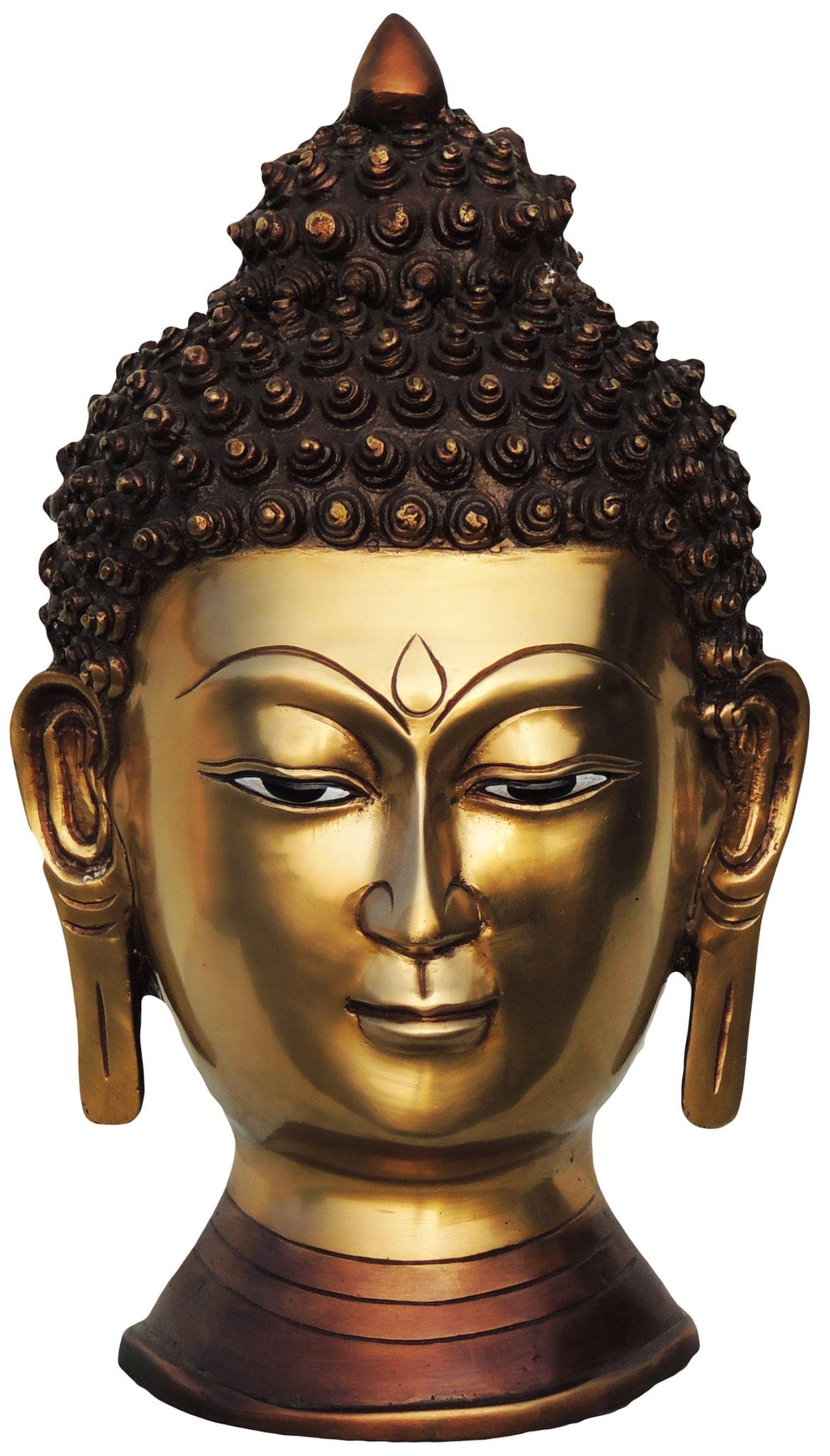 Brass Buddha — 15"