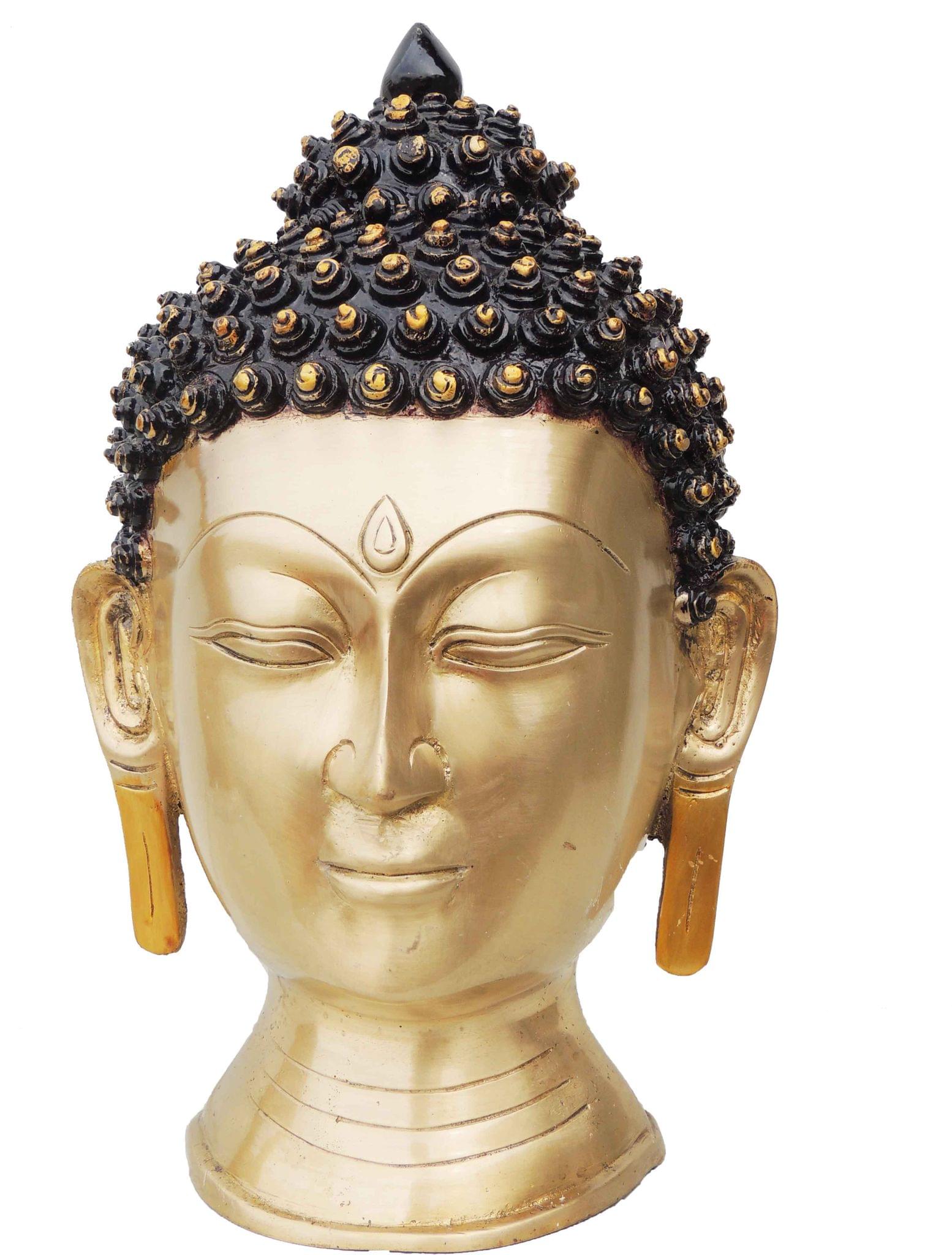 Brass Buddha — 15"