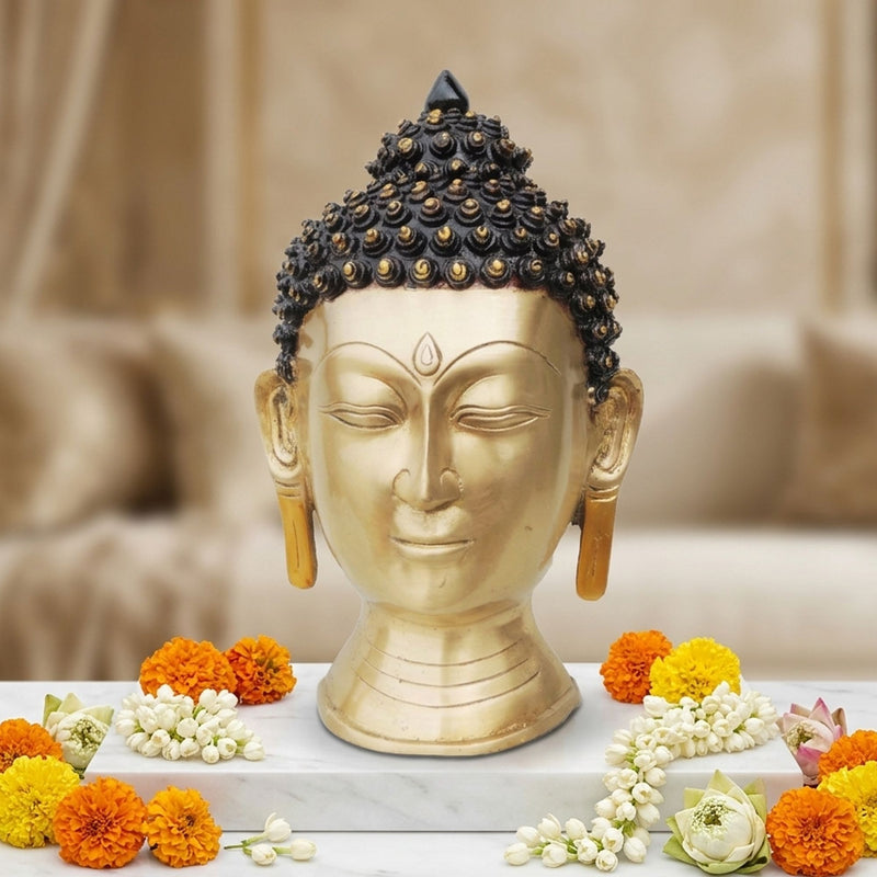 Brass Buddha — 15"