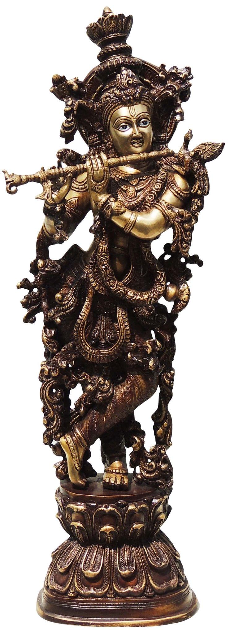 Brass Krishna