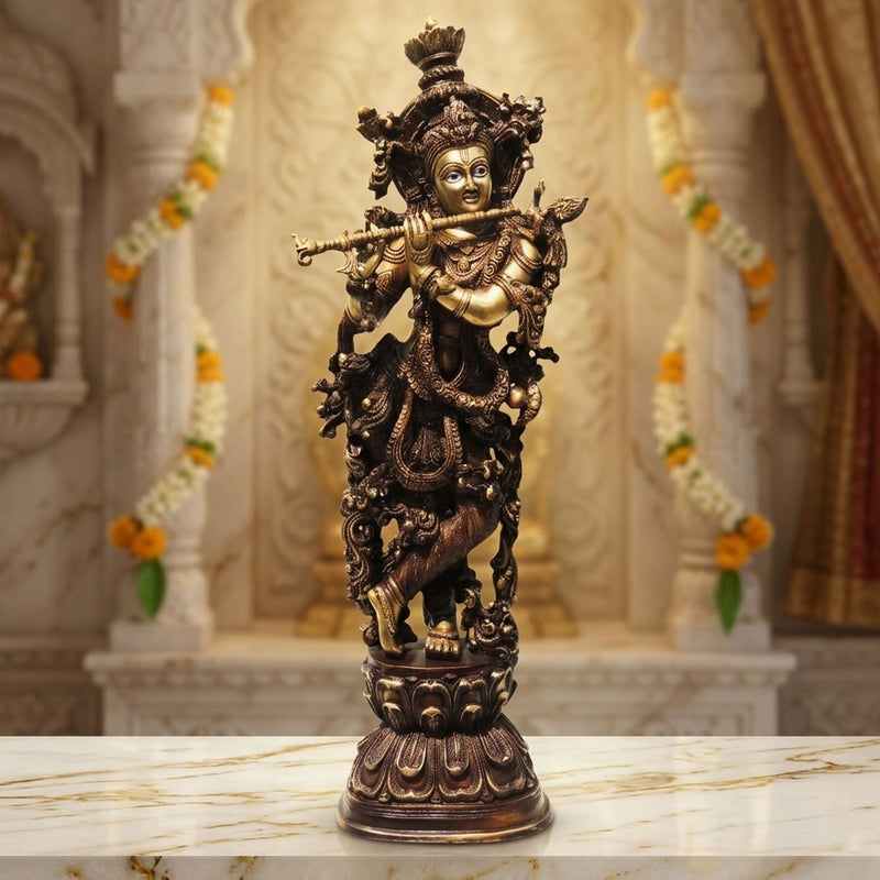 Brass Krishna
