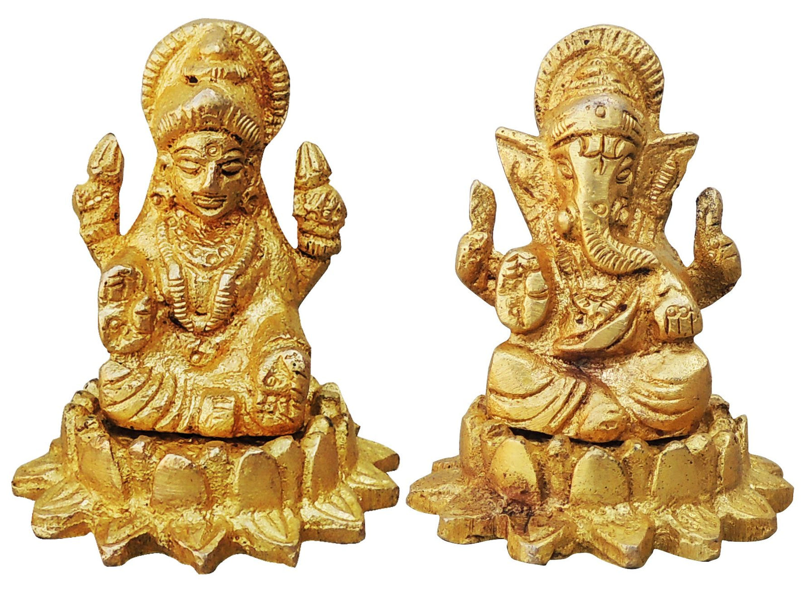 Brass Lakshmi-Ganesh Set