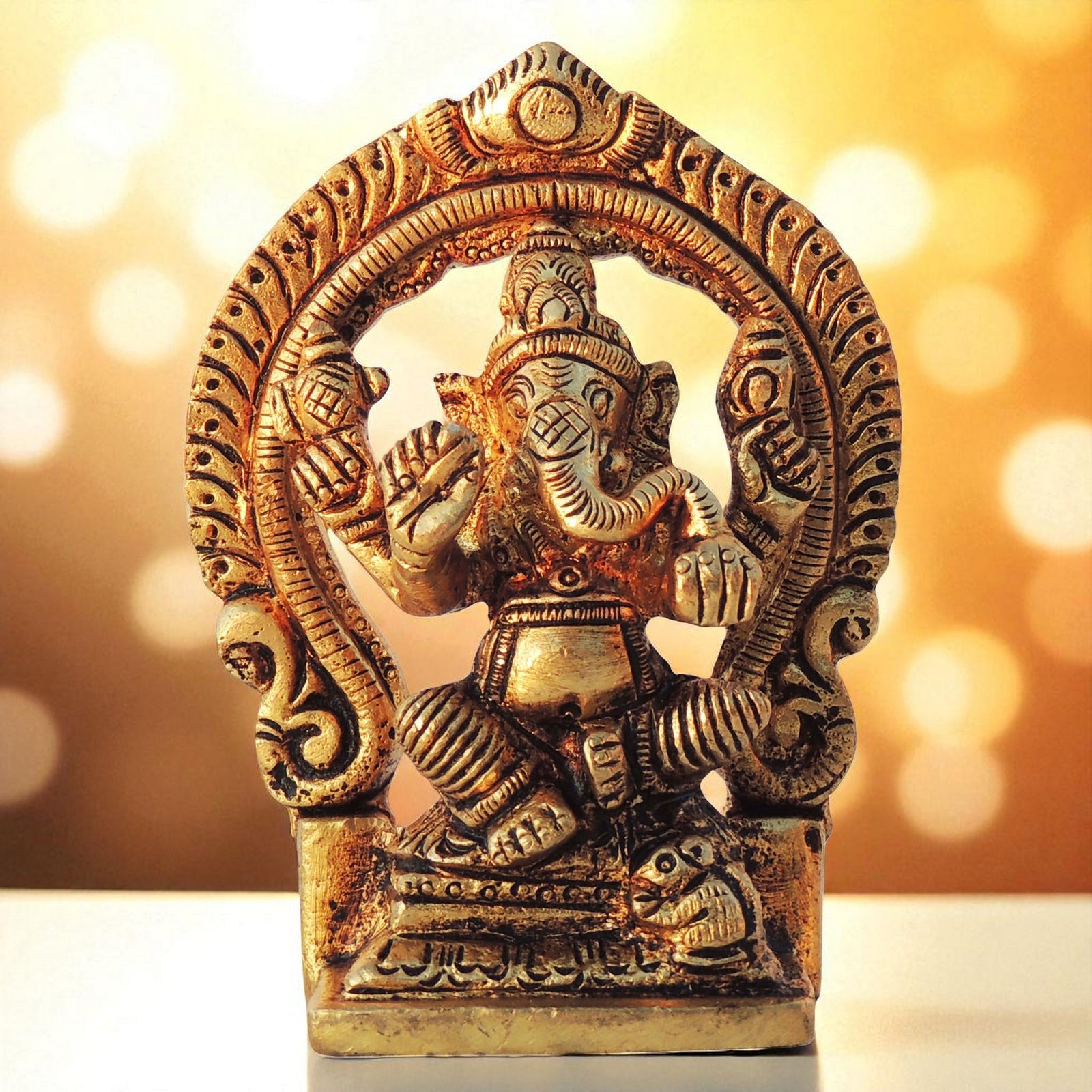 Brass Ganesh — 3.5"