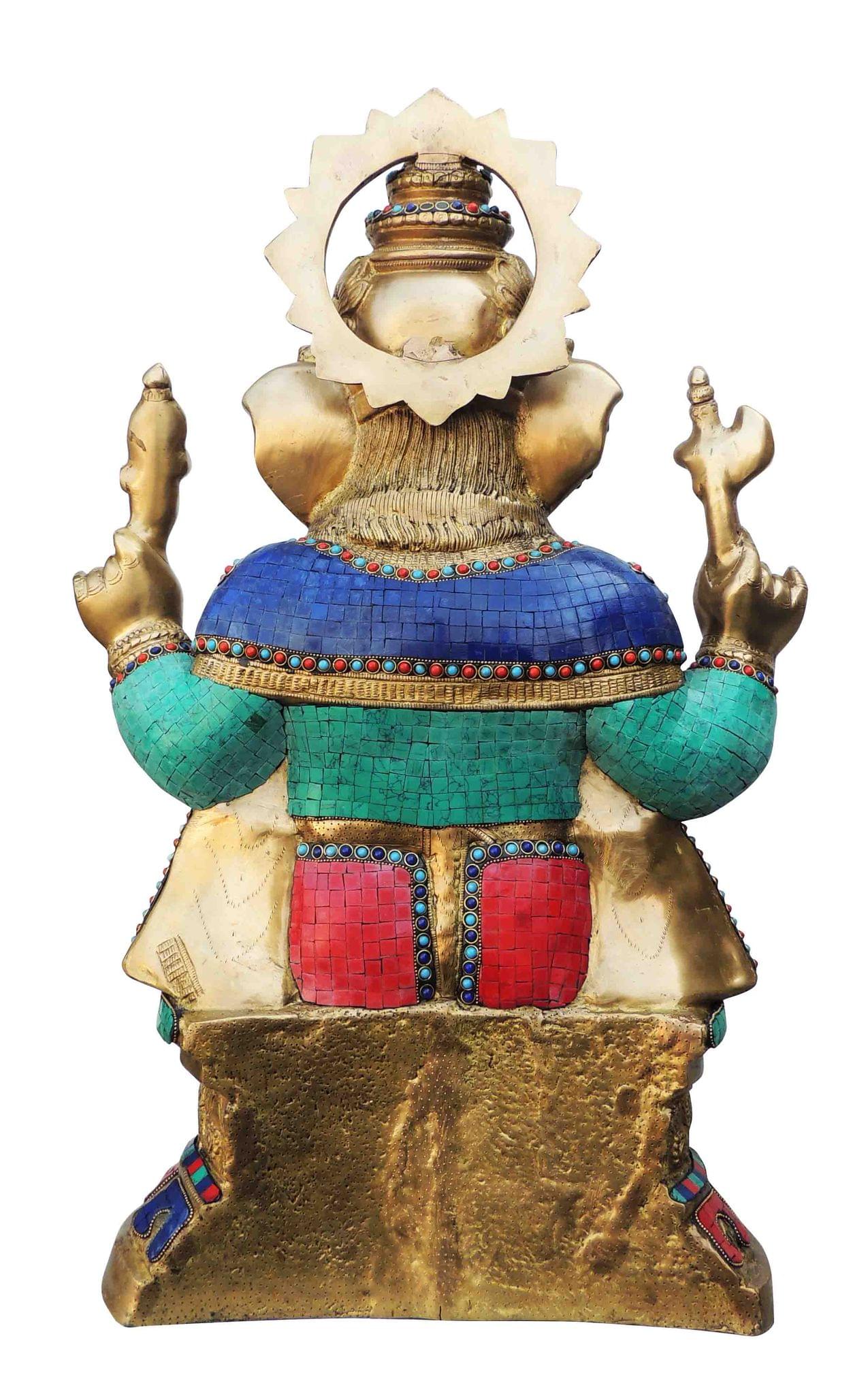 Brass Ganesh — 27.2"