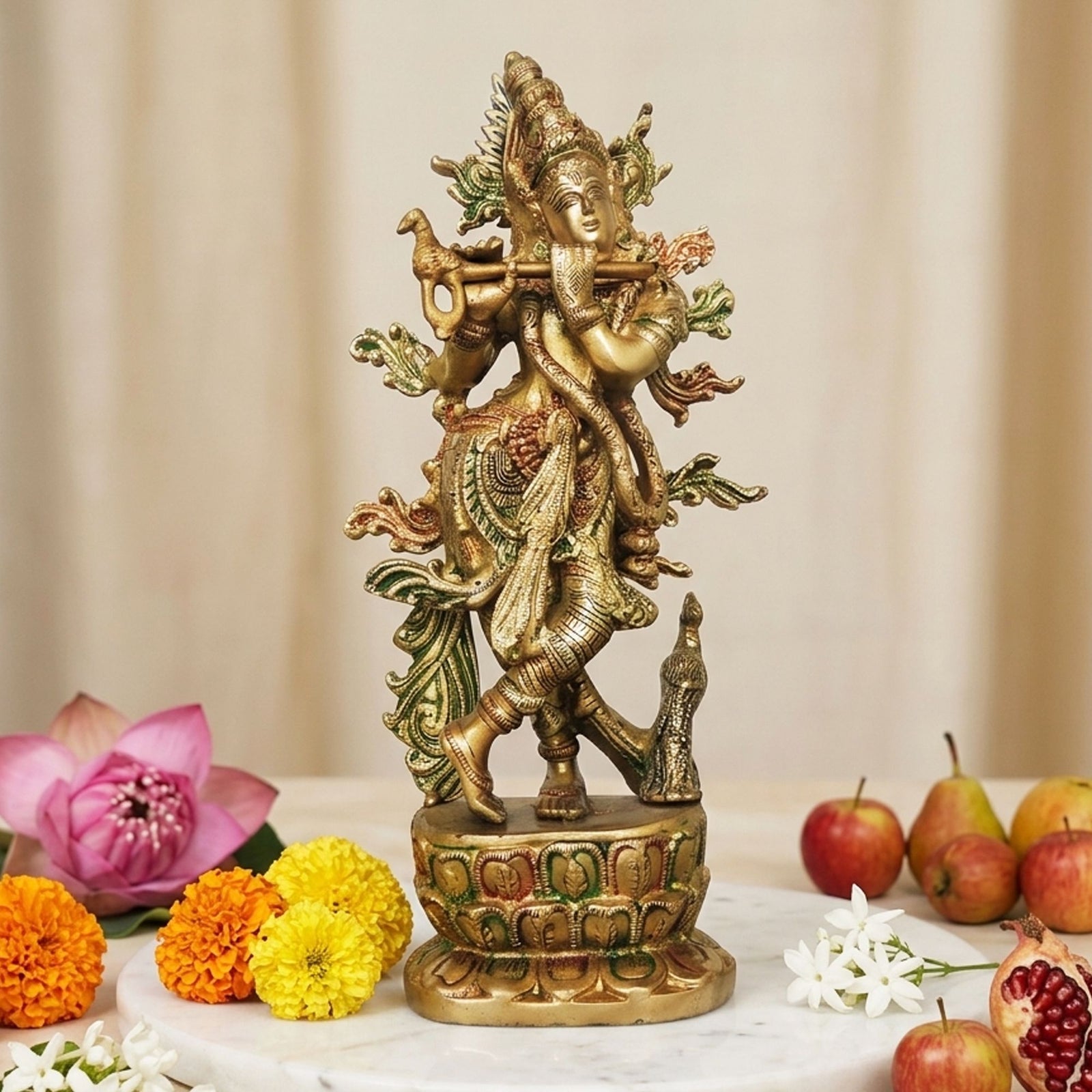 Brass Krishna