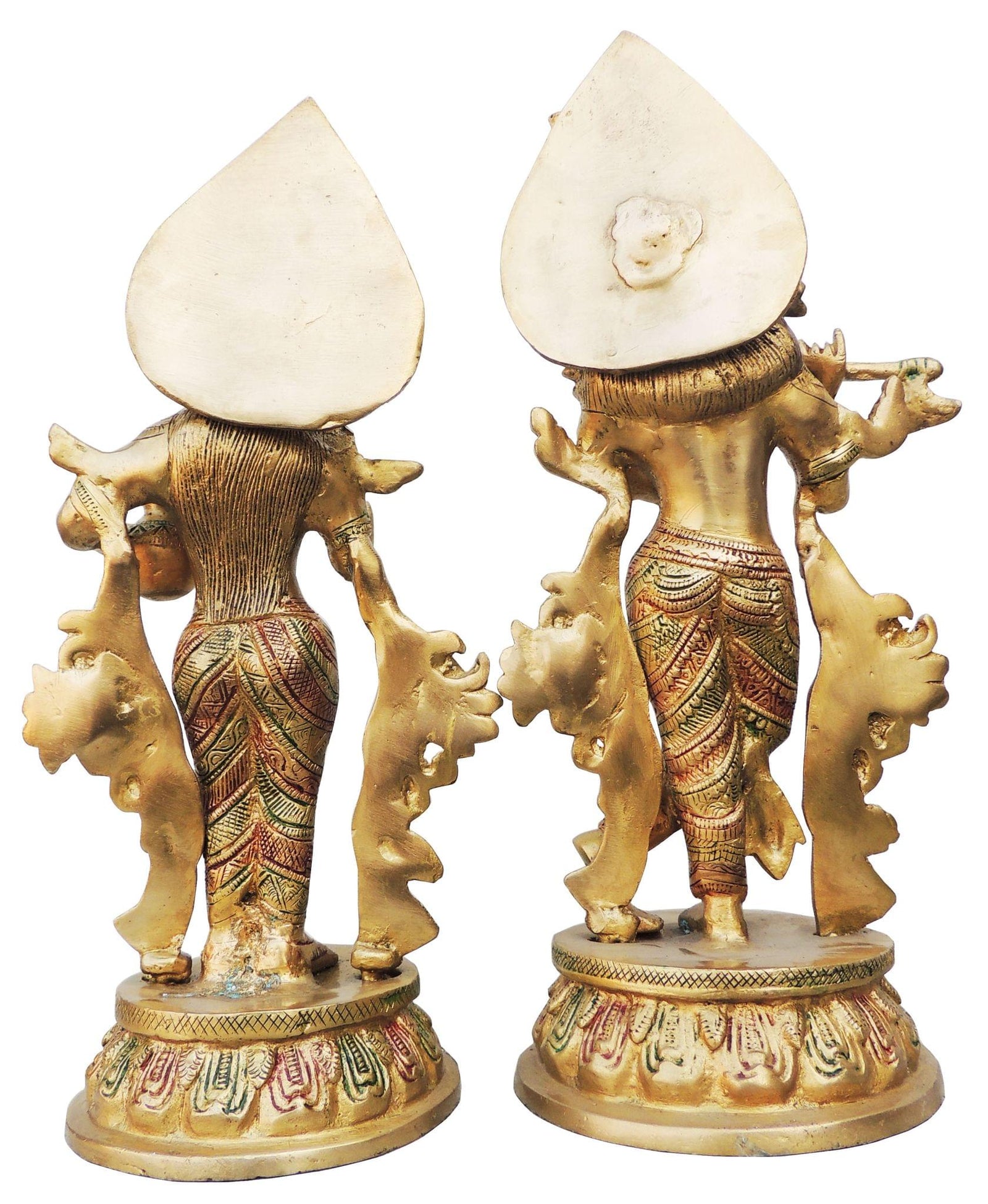 Brass Radha-Krishna — 13"