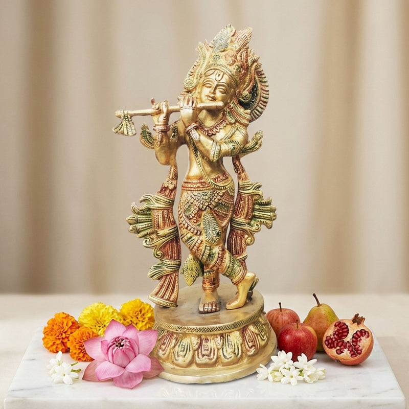 Brass Krishna