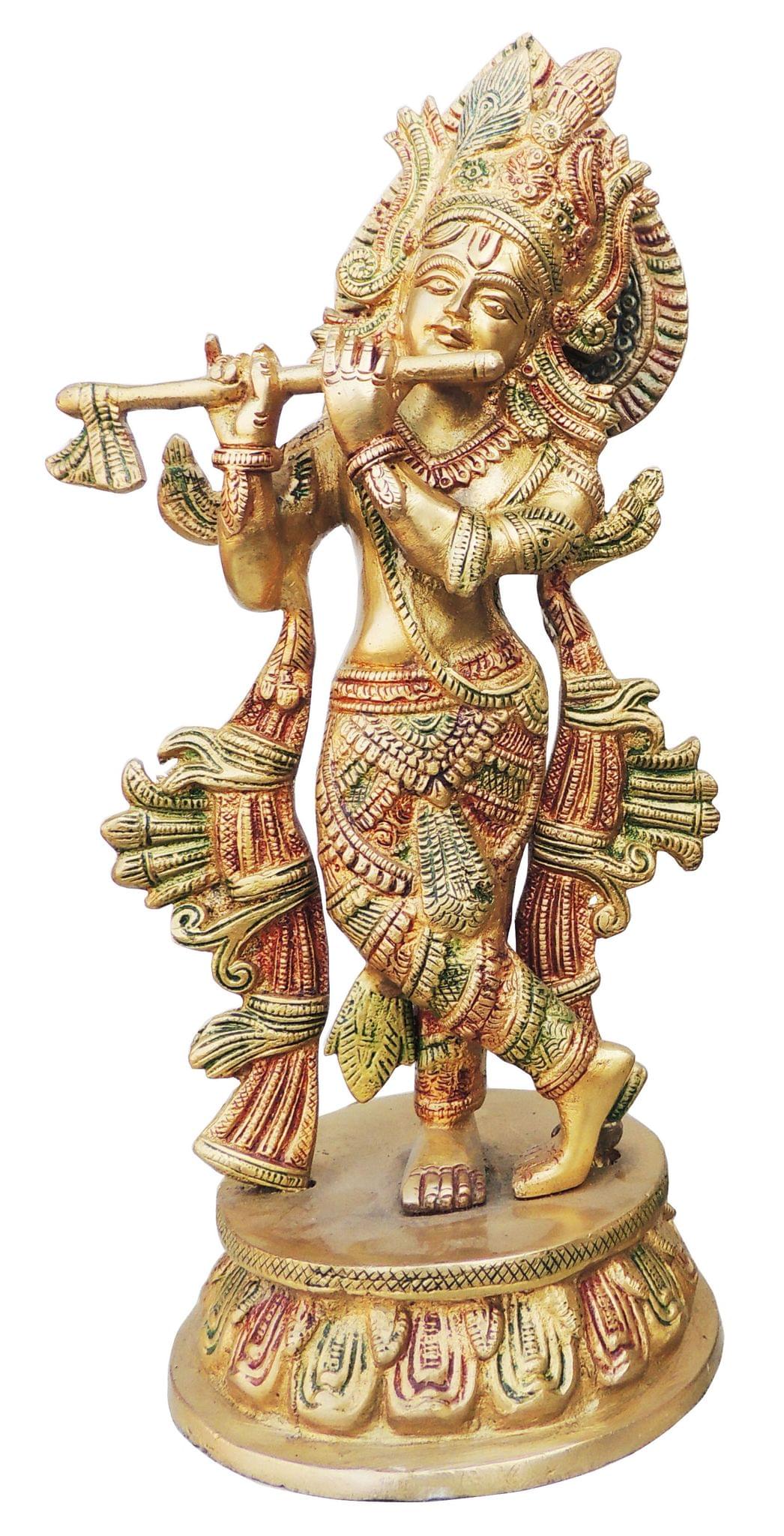 Brass Krishna