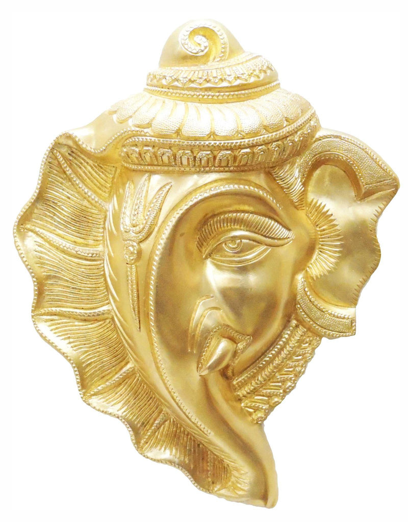 Brass Ganesh — 10"