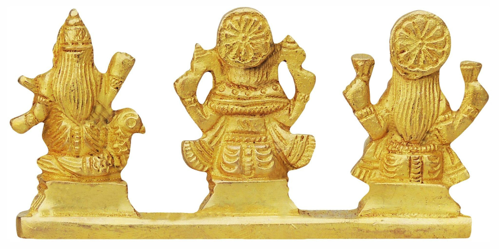 Brass Lakshmi-Ganesh Set — 2"