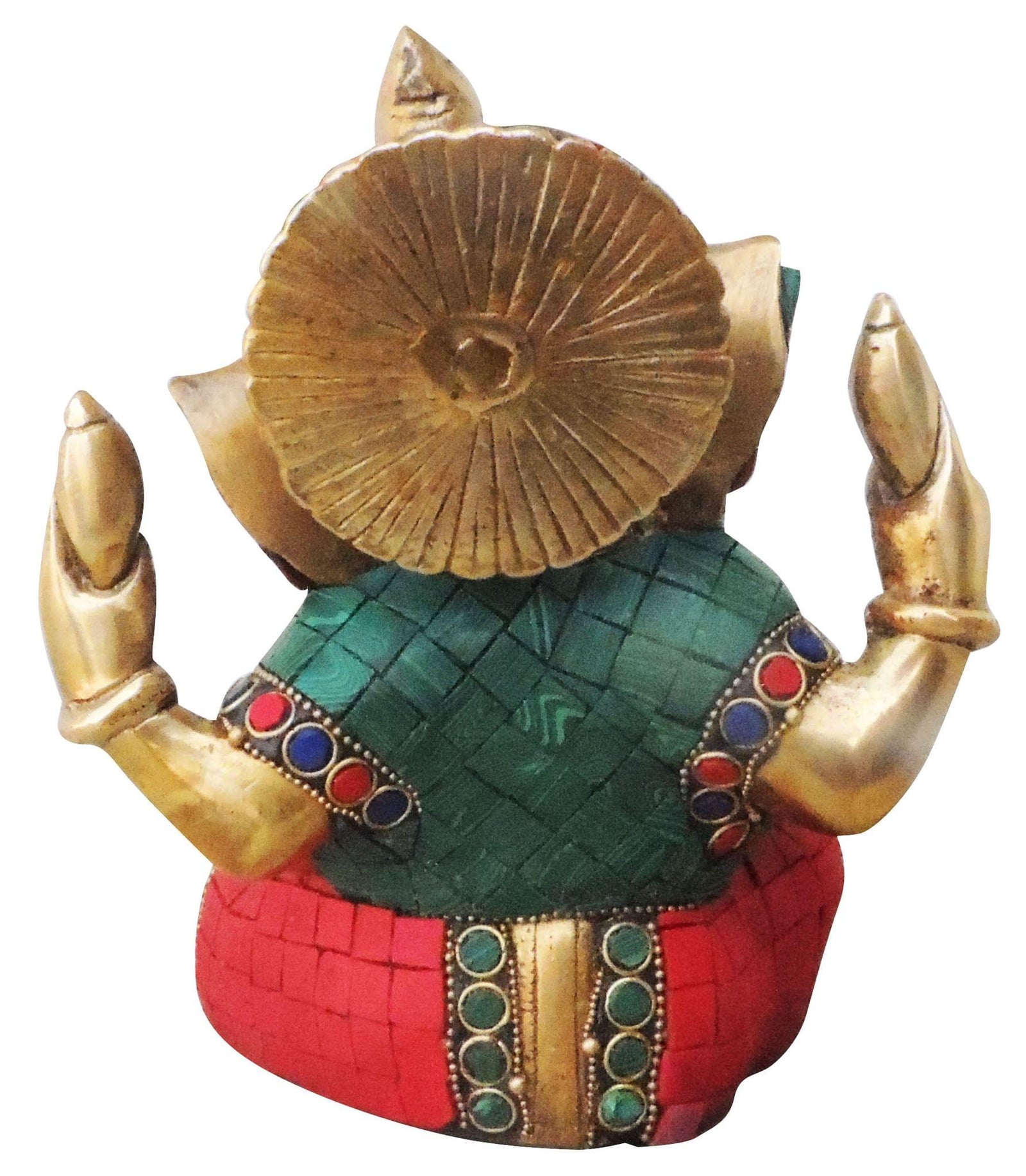 Brass Ganesh — 7"