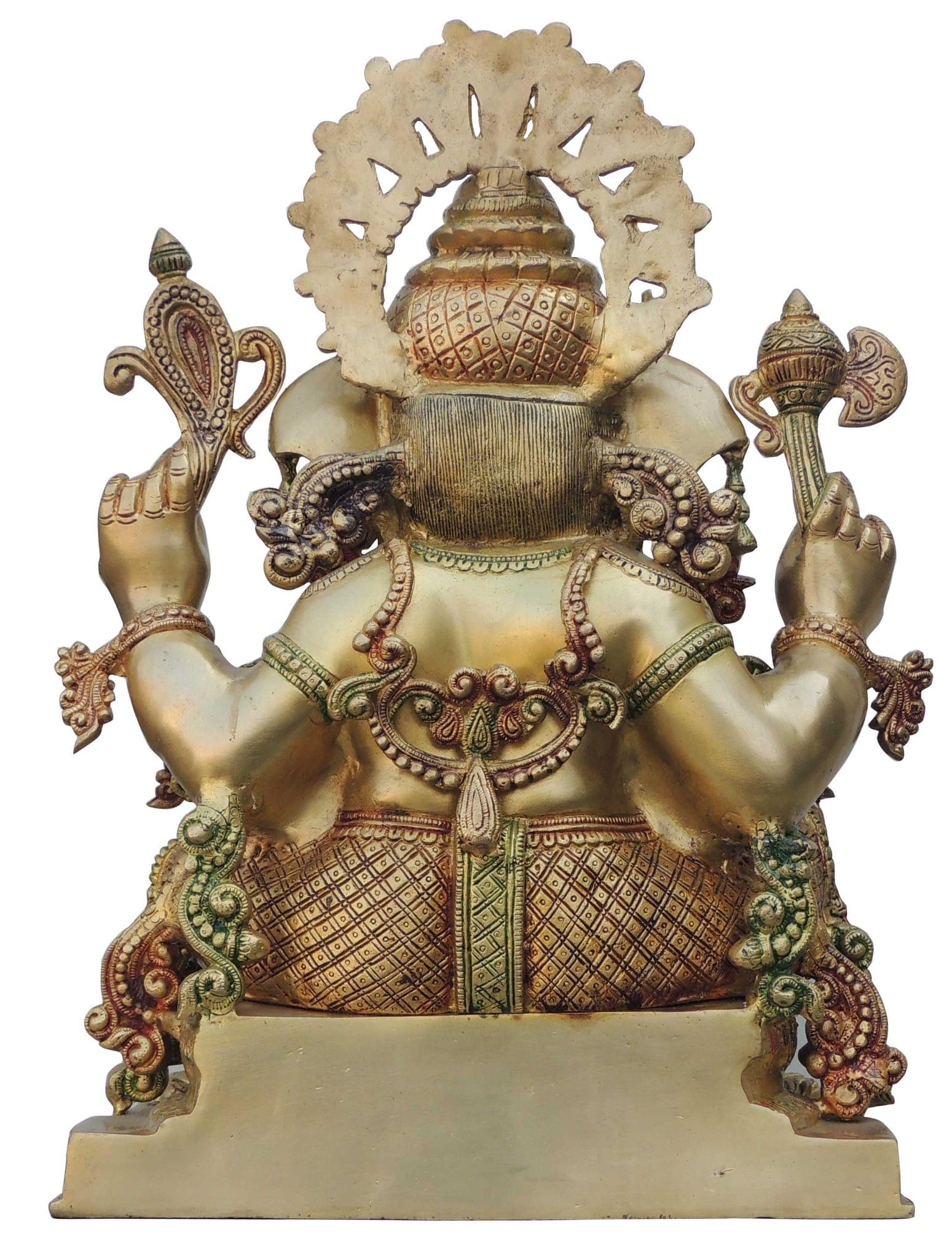 Brass Ganesh — 19.2"