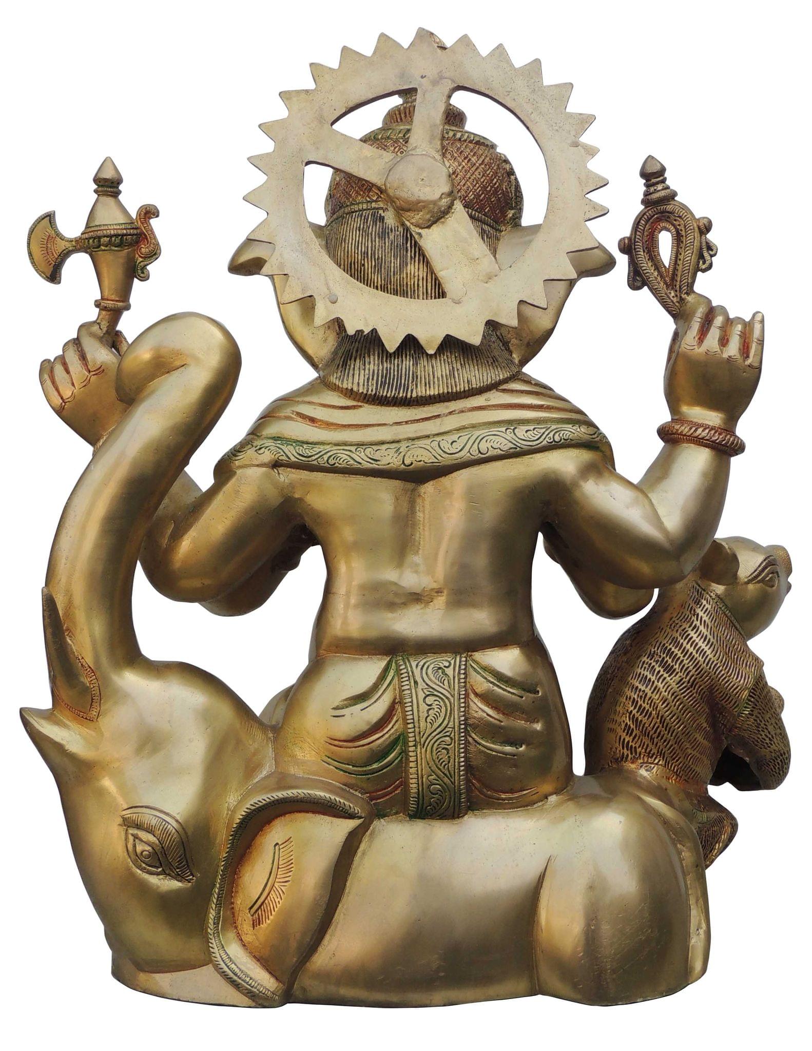 Brass Ganesh — 20.7"