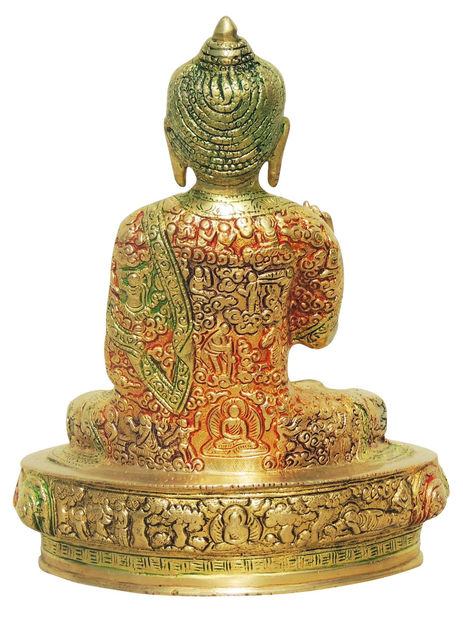 Brass Buddha — 10"