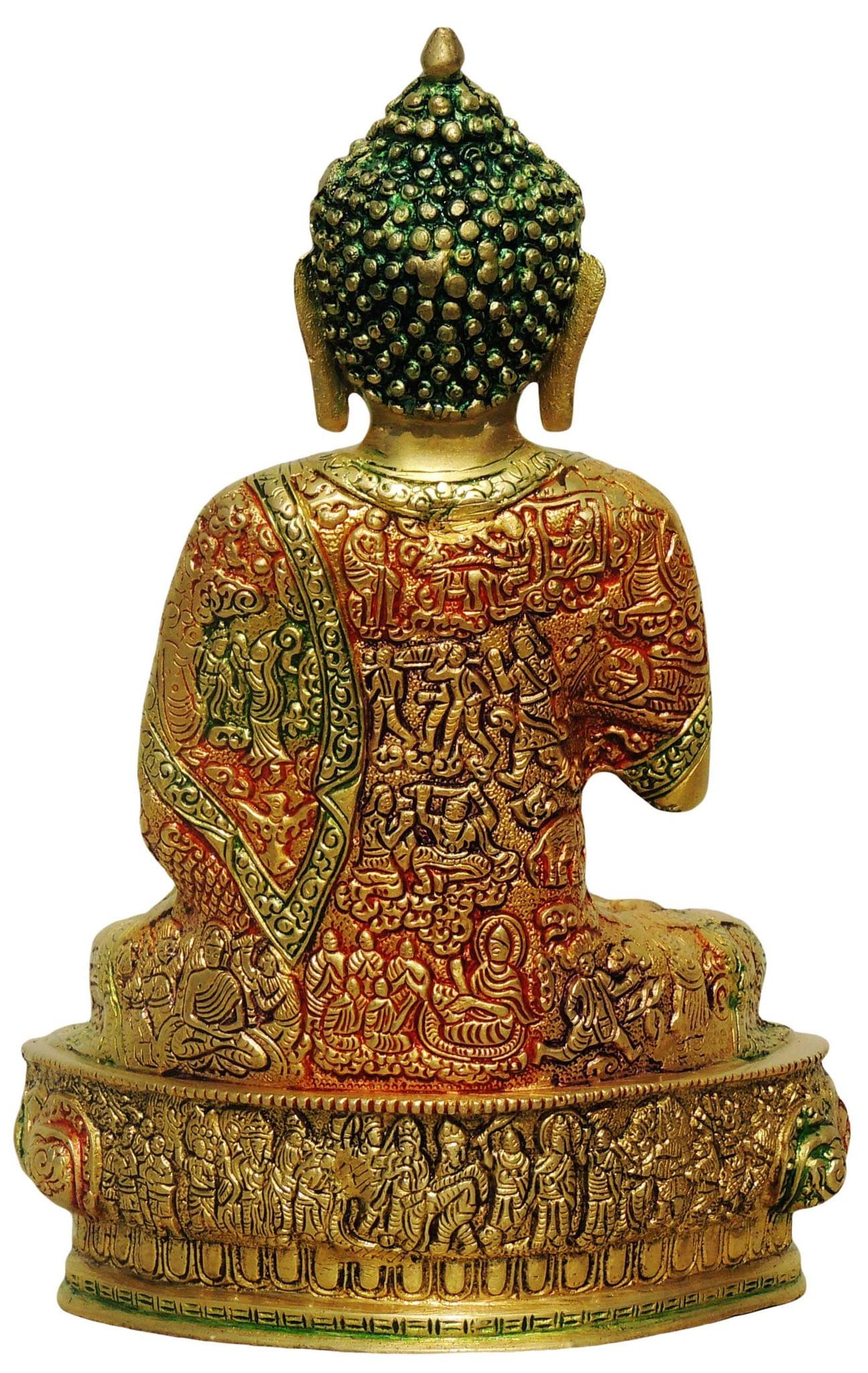 Brass Buddha — 12.5"