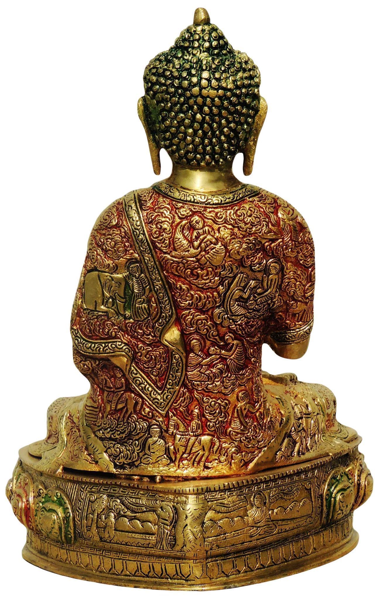 Brass Buddha — 14"