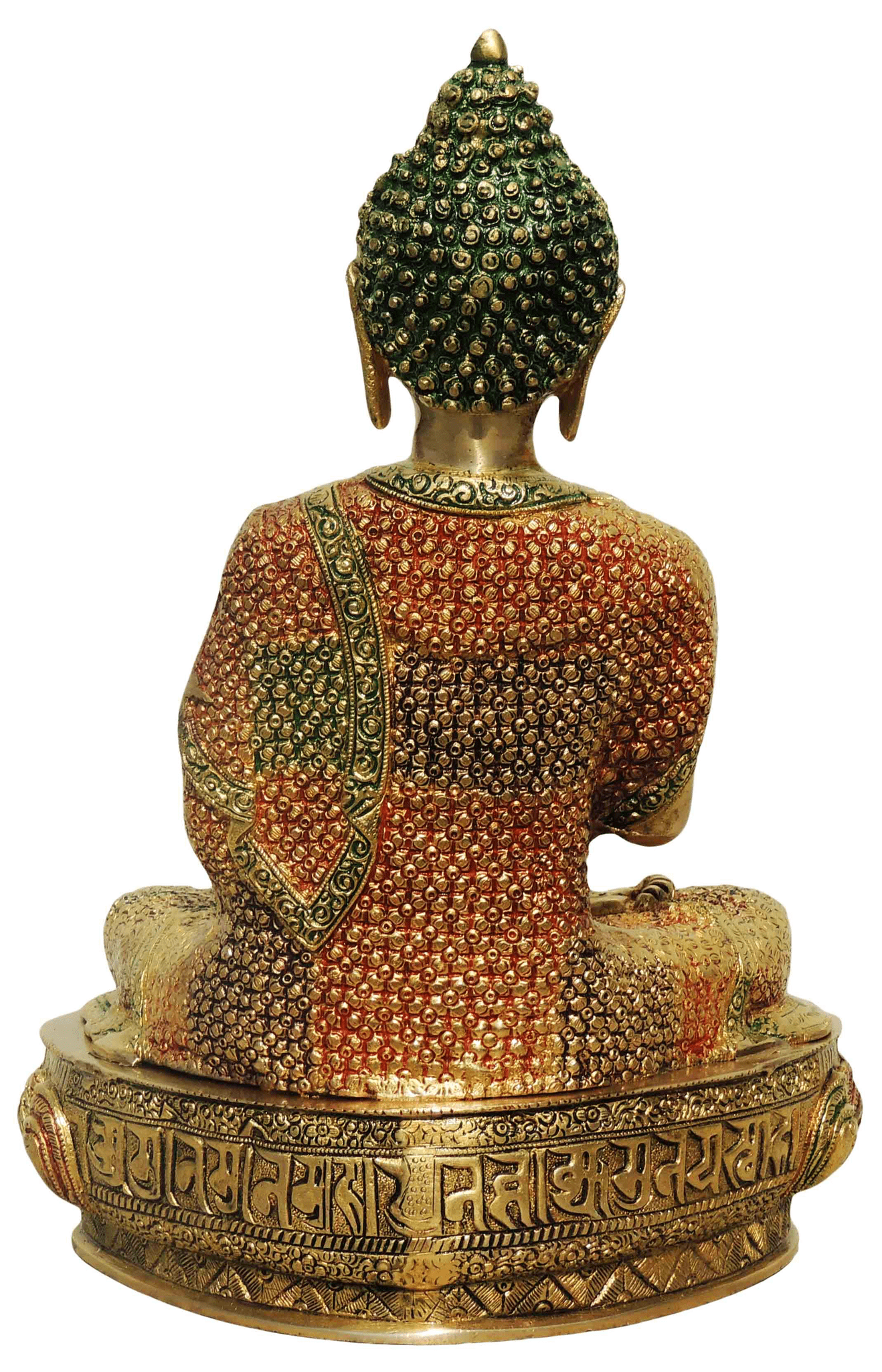 Brass Buddha — 16"