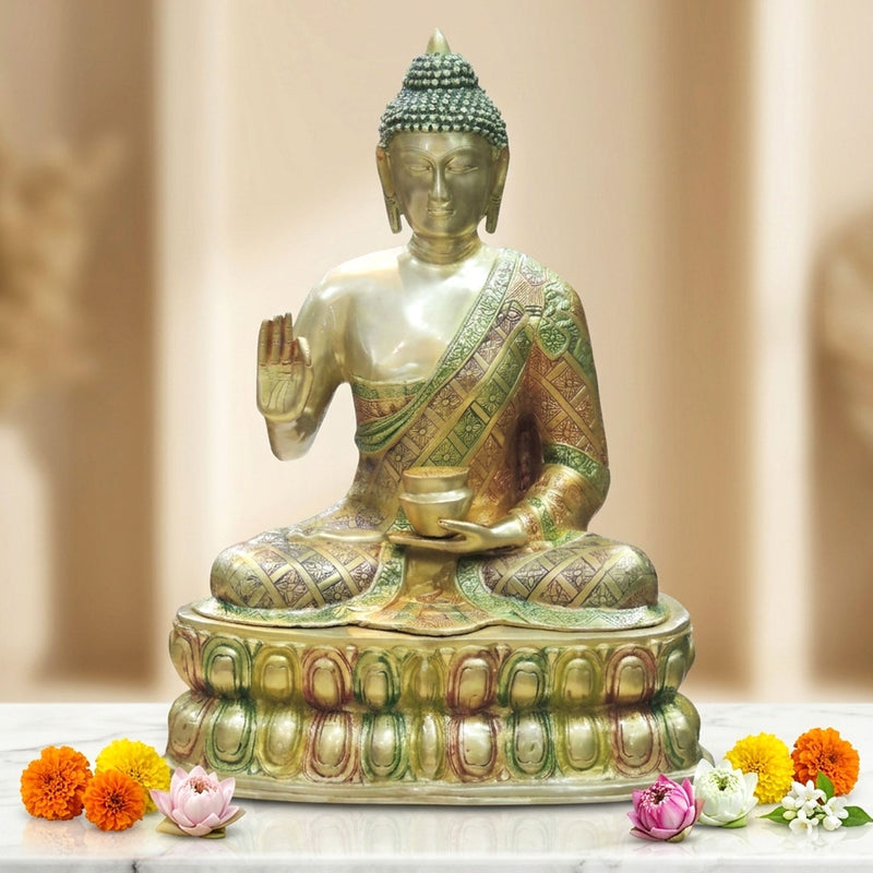Brass Buddha — 29"