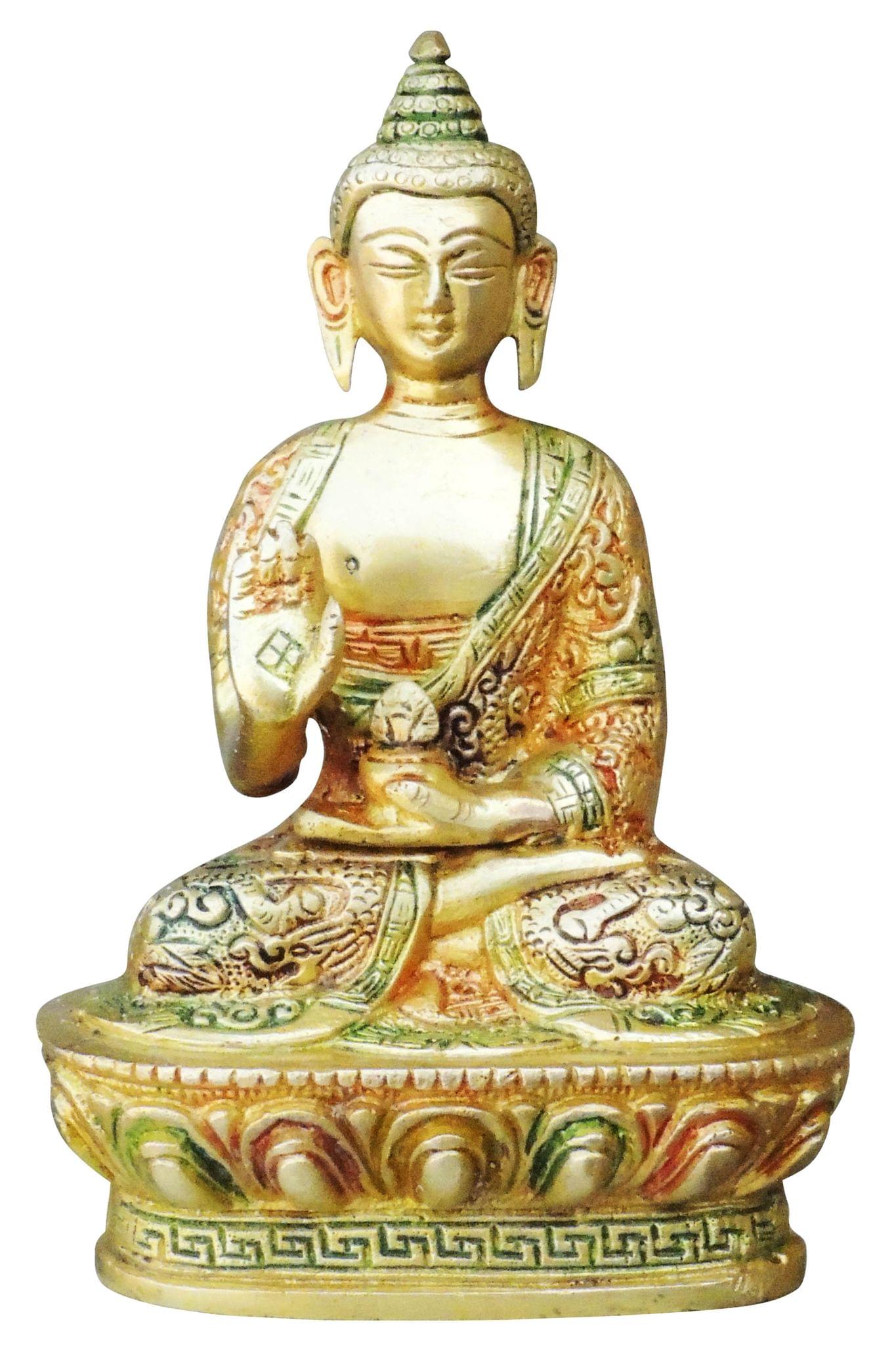 Brass Buddha — 6.8"