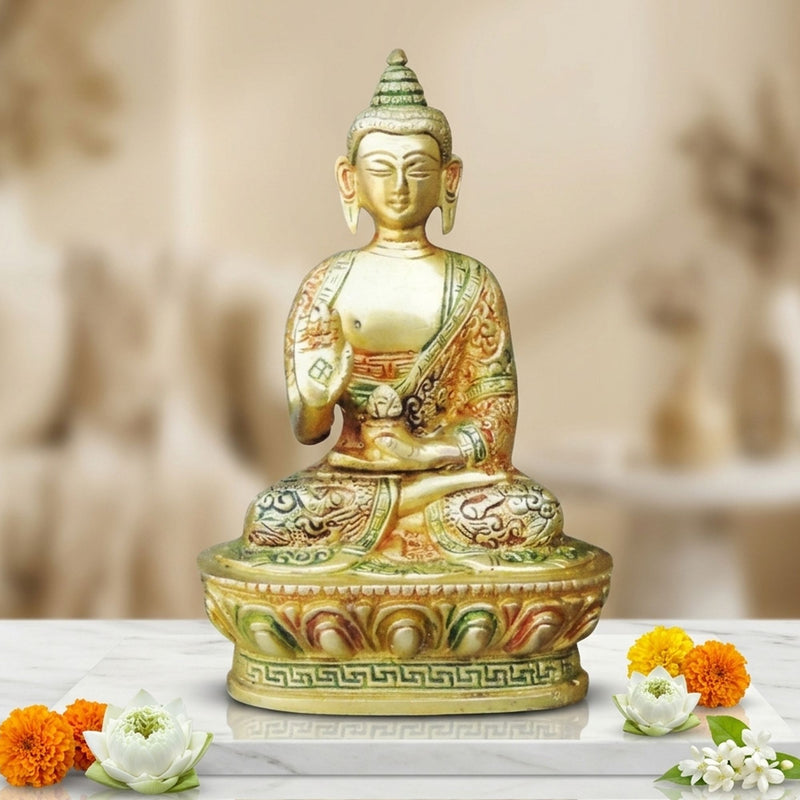 Brass Buddha — 6.8"