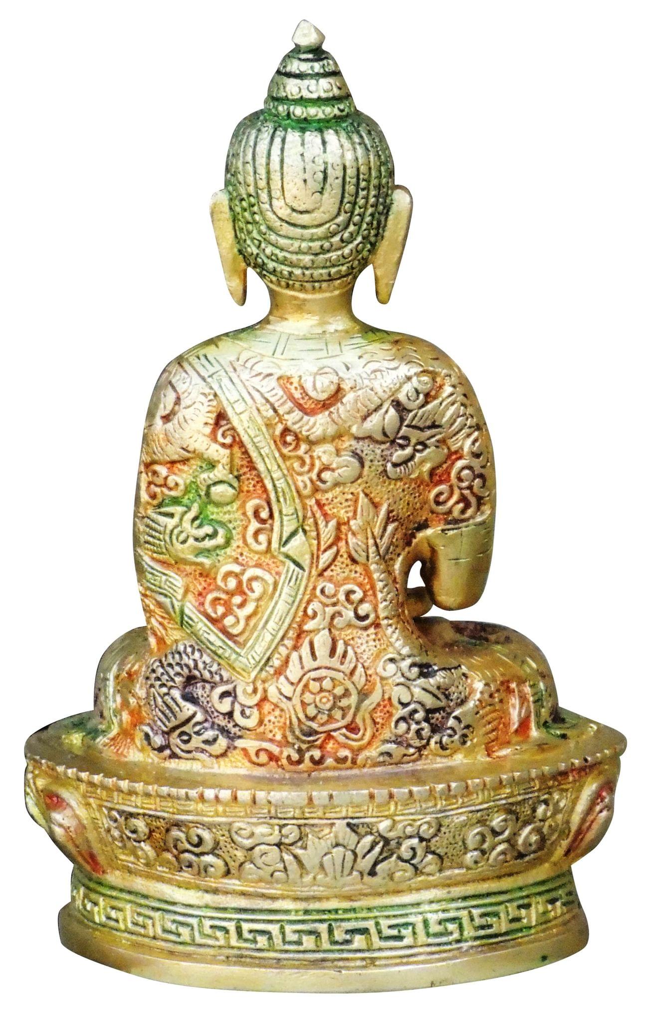 Brass Buddha — 6.8"