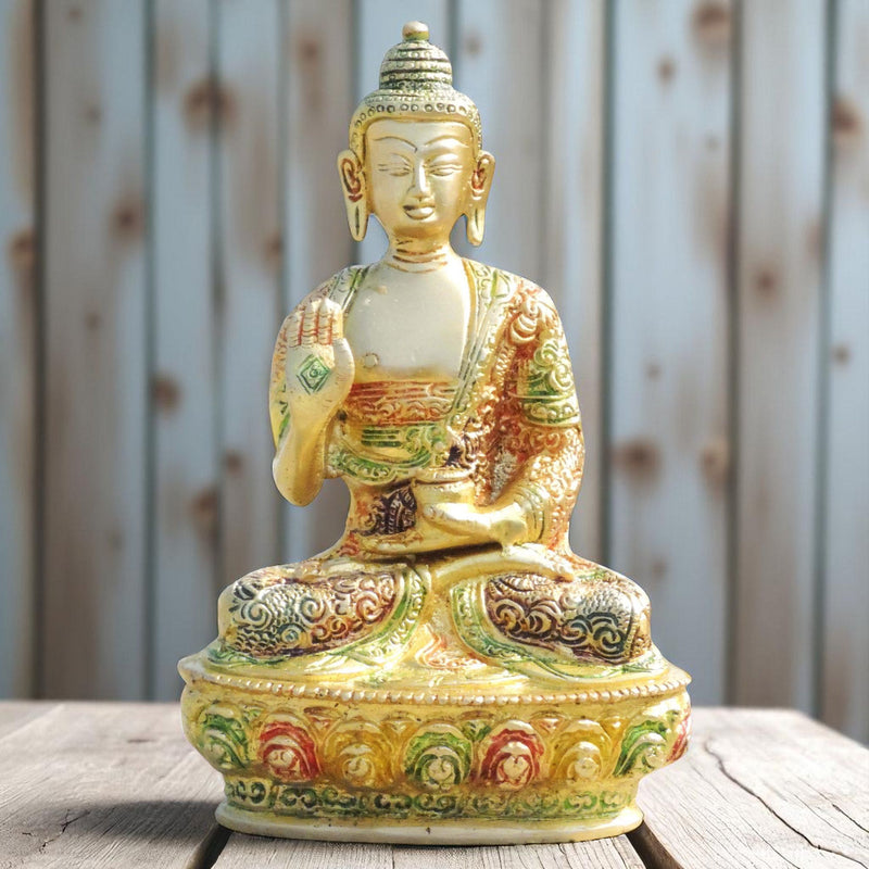 Brass Buddha — 7.7"
