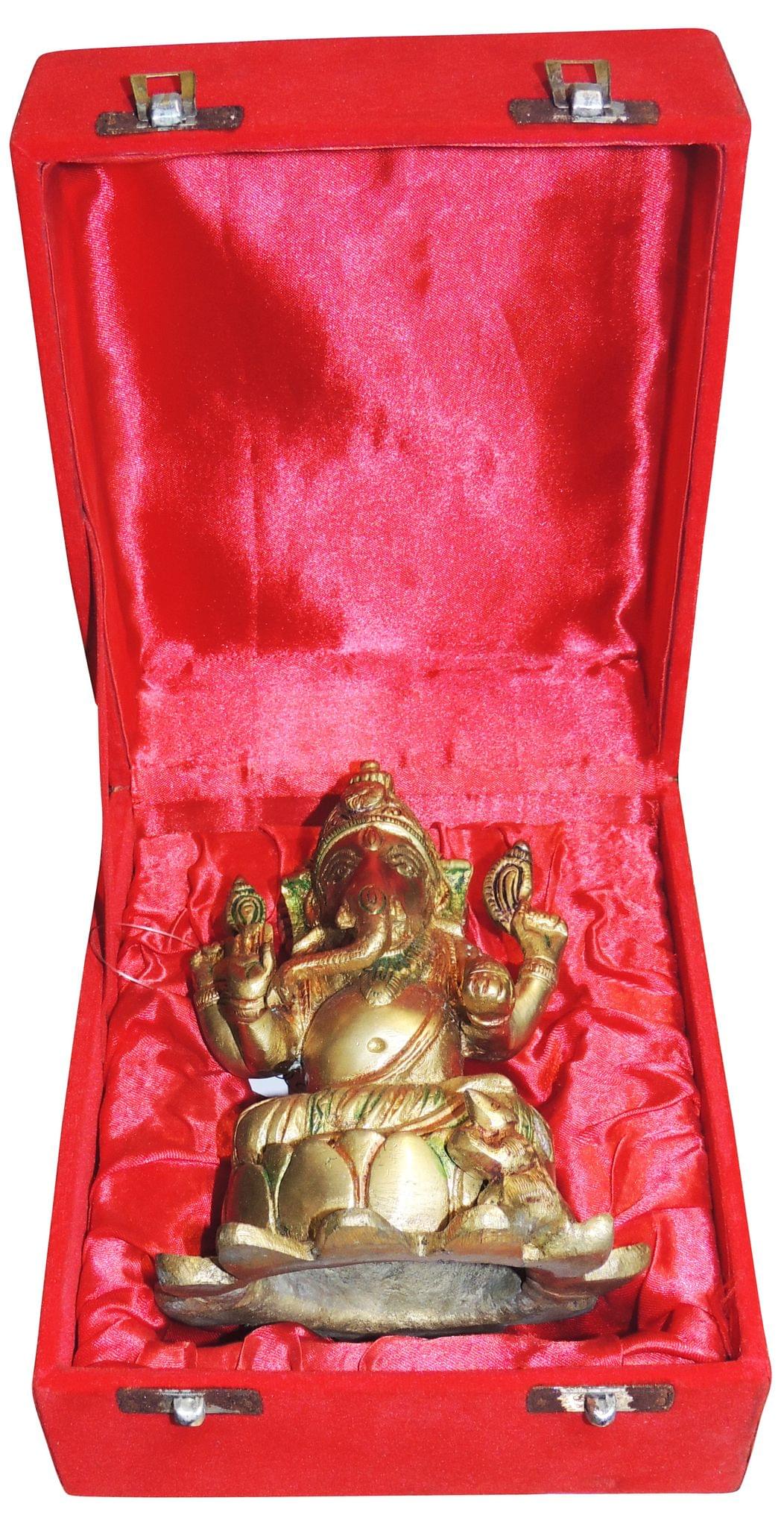 Brass Ganesh — 6"