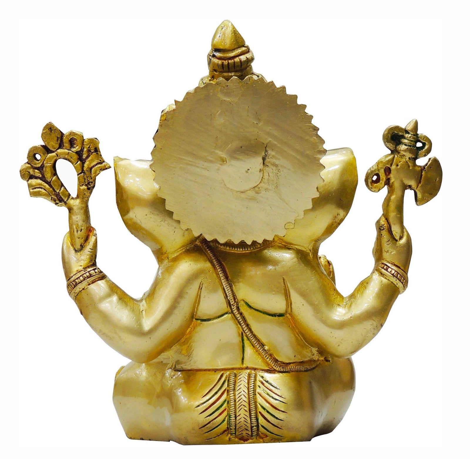 Brass Ganesh — 9"
