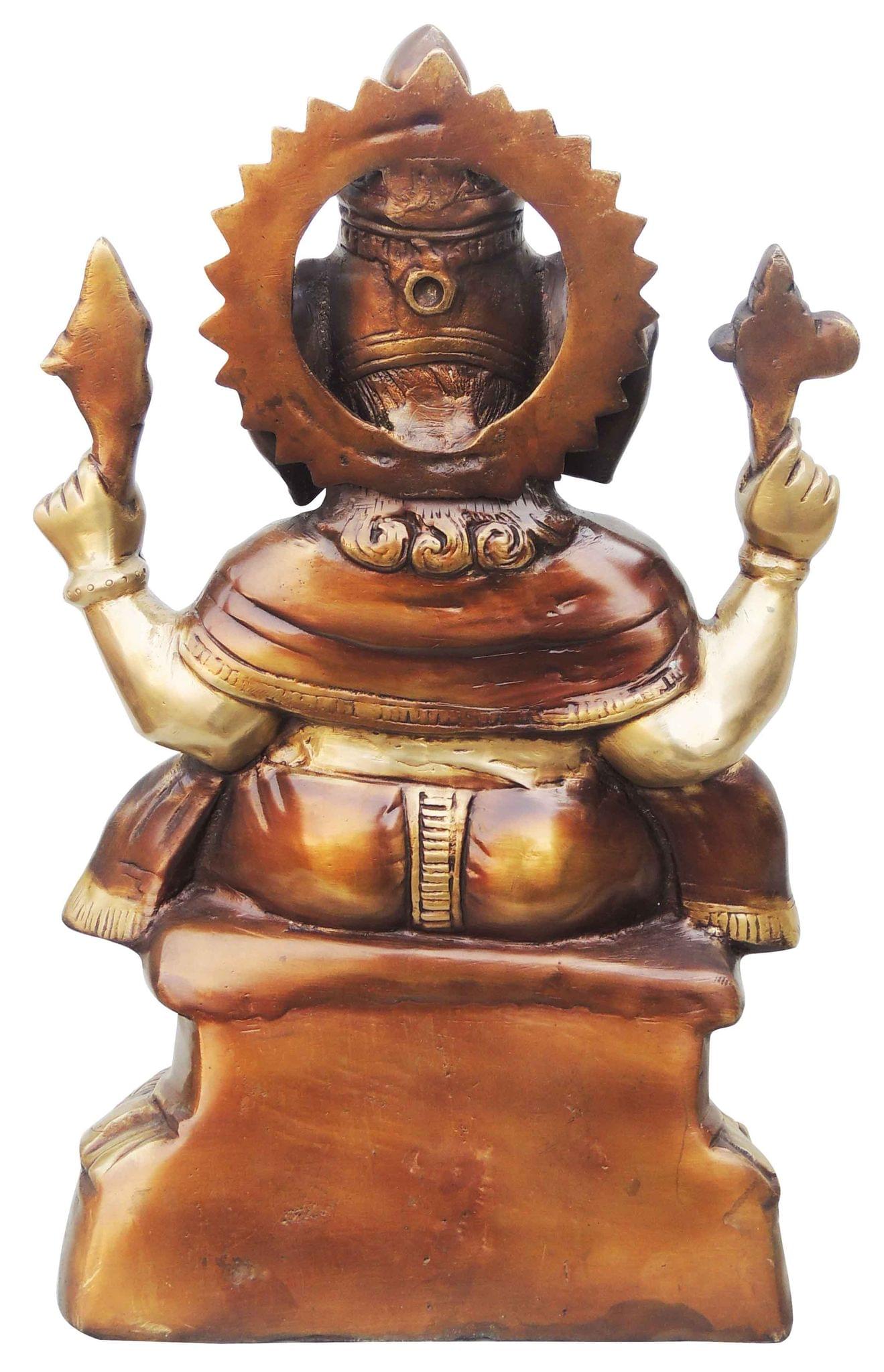 Brass Ganesh — 17.2"