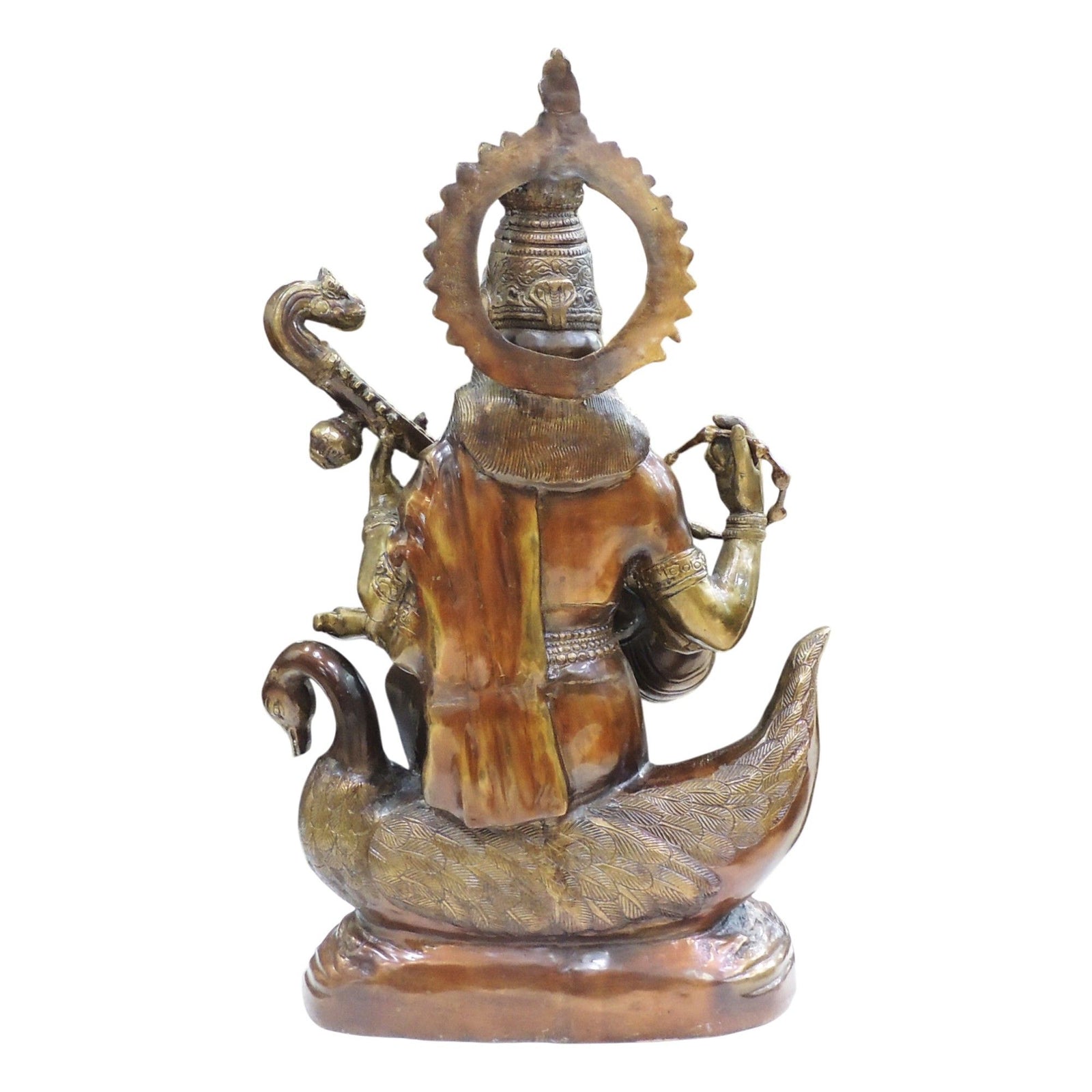 Brass Saraswati — 29"