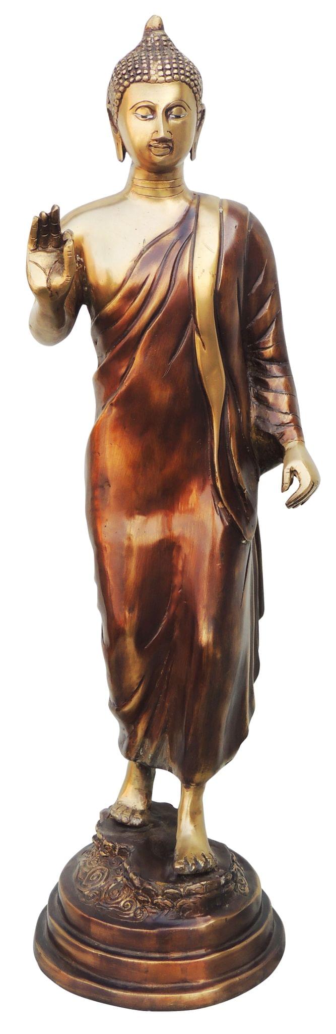 Brass Buddha, Standing — 25.8"