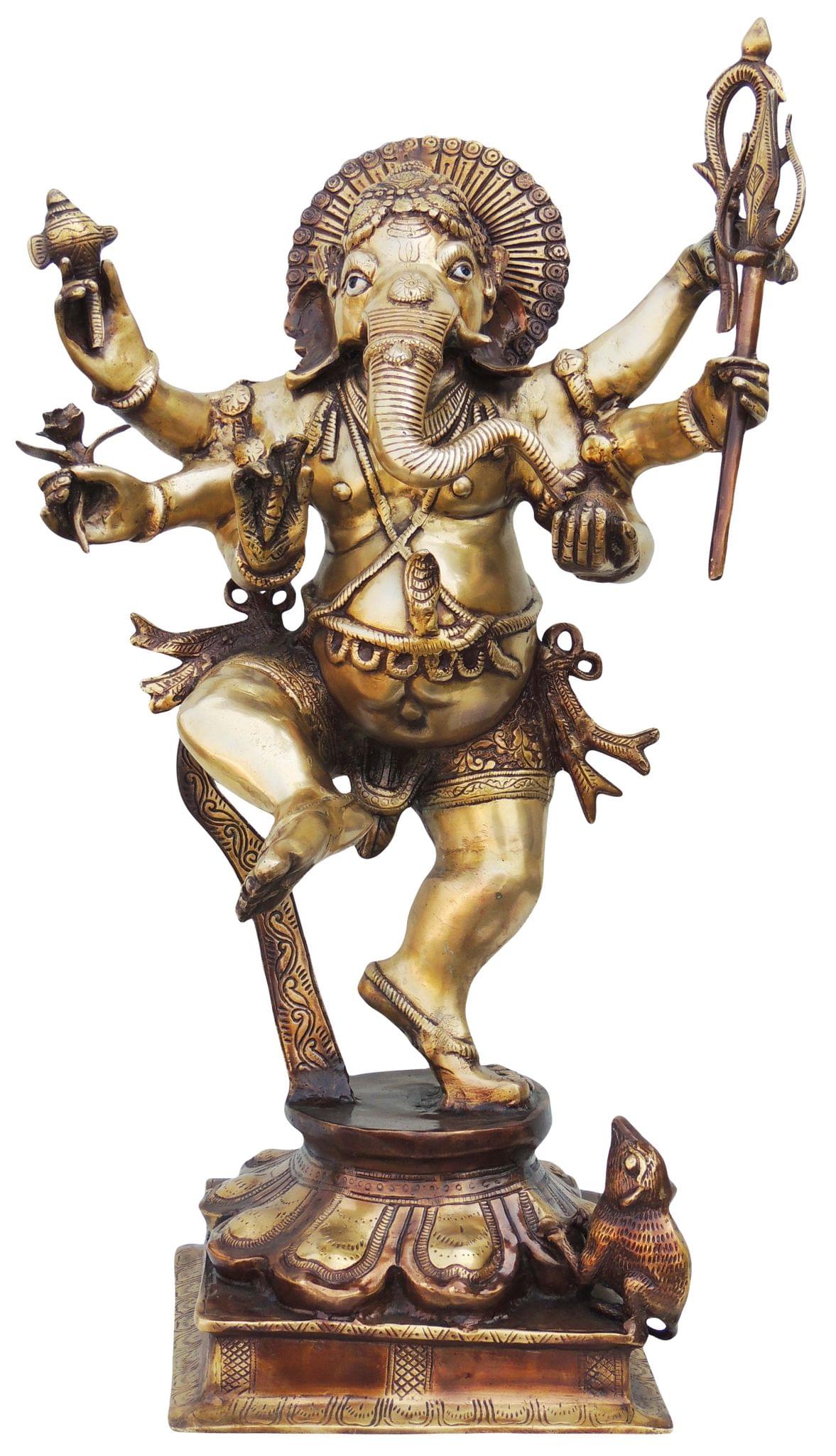 Brass Ganesh — 27"