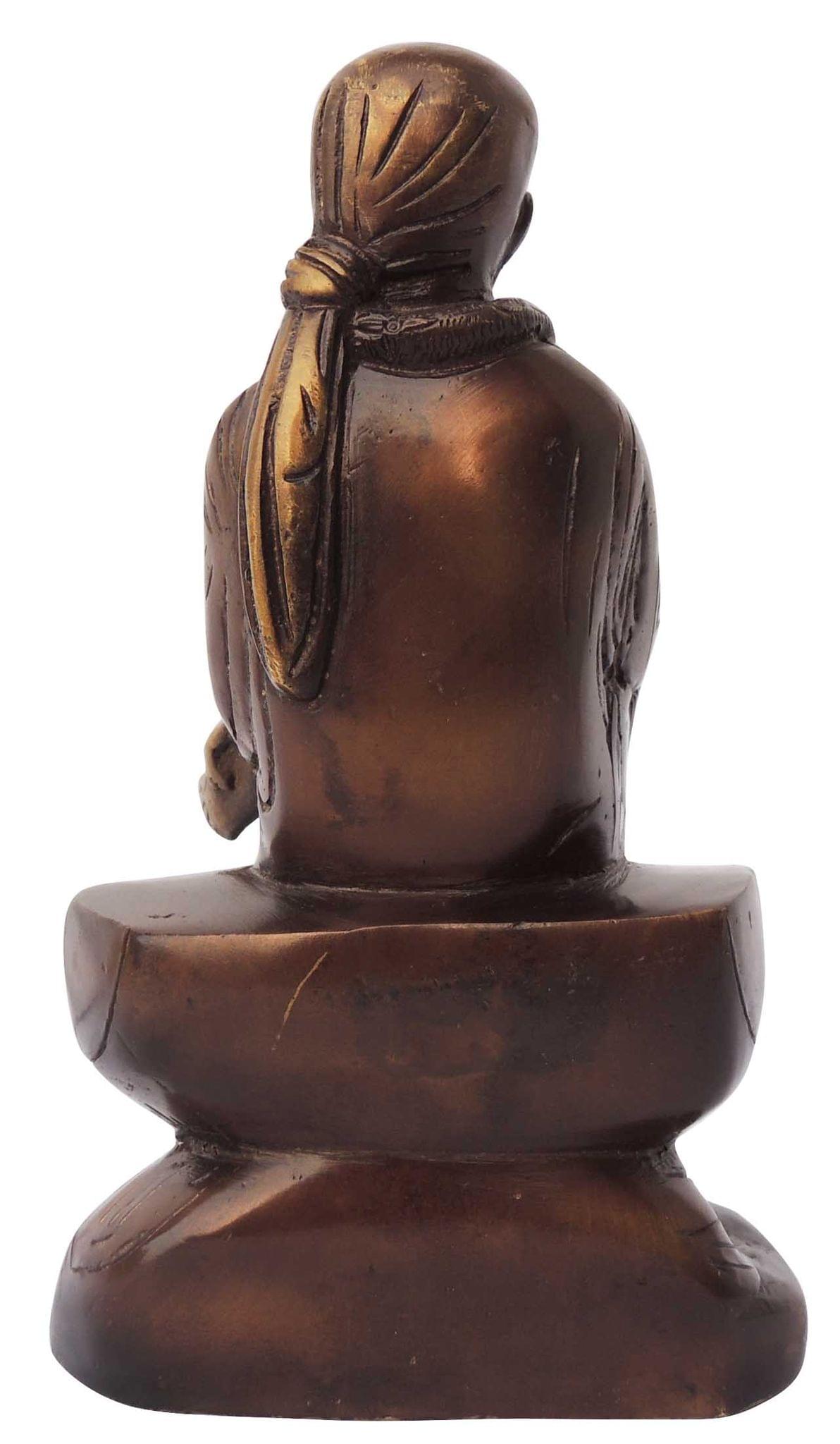 Brass Sai Baba — 8.5"