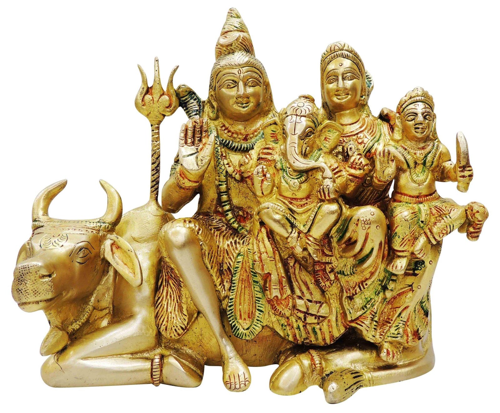 Brass Shiva — 8"