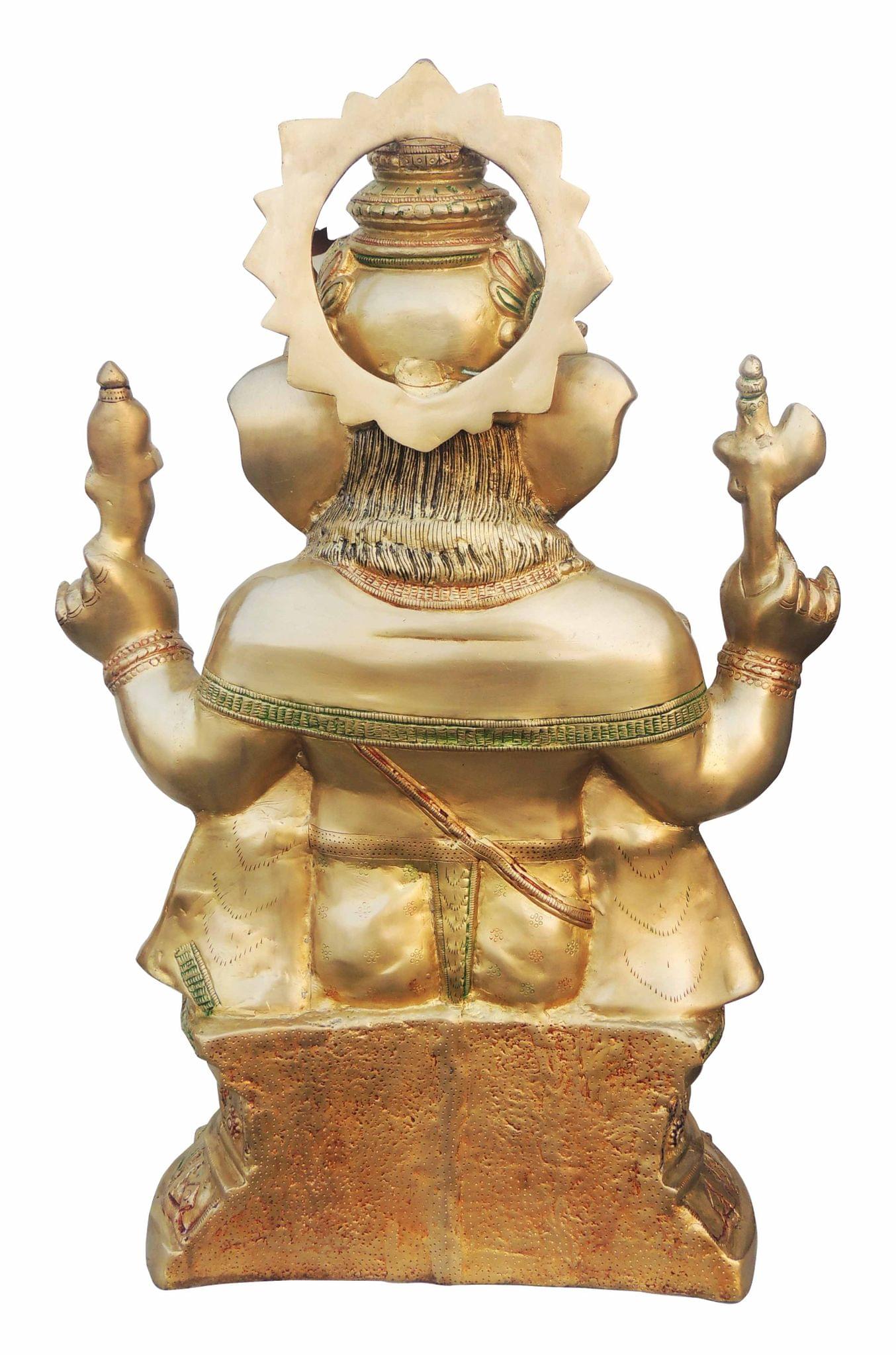 Brass Ganesh — 26.8"