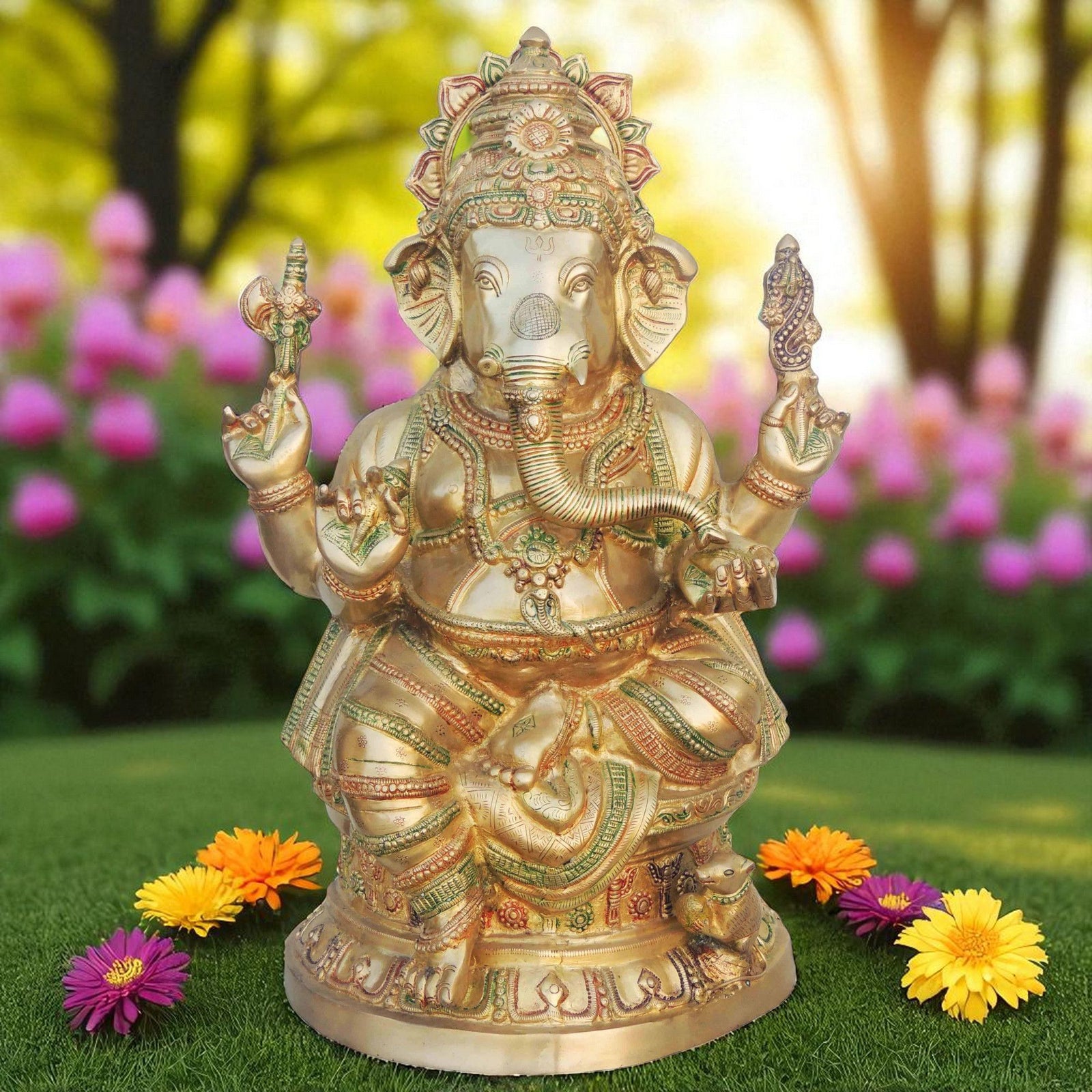 Brass Ganesh — 26.8"