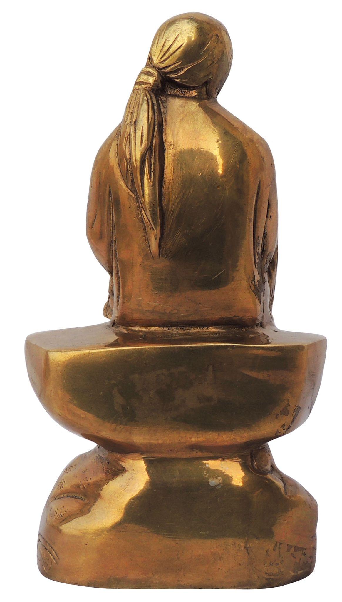 Brass Sai Baba — 8.6"