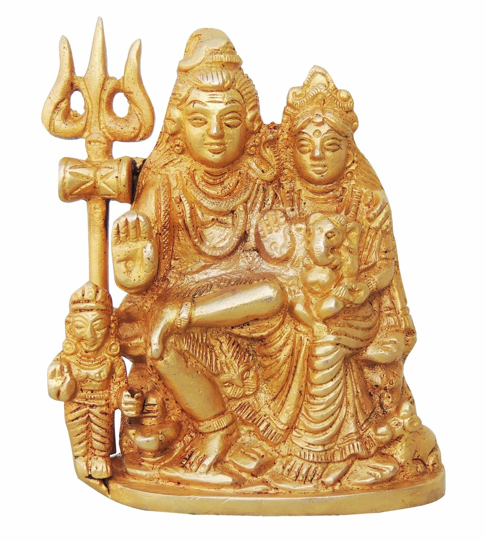 Brass Ganesh — 4.5"