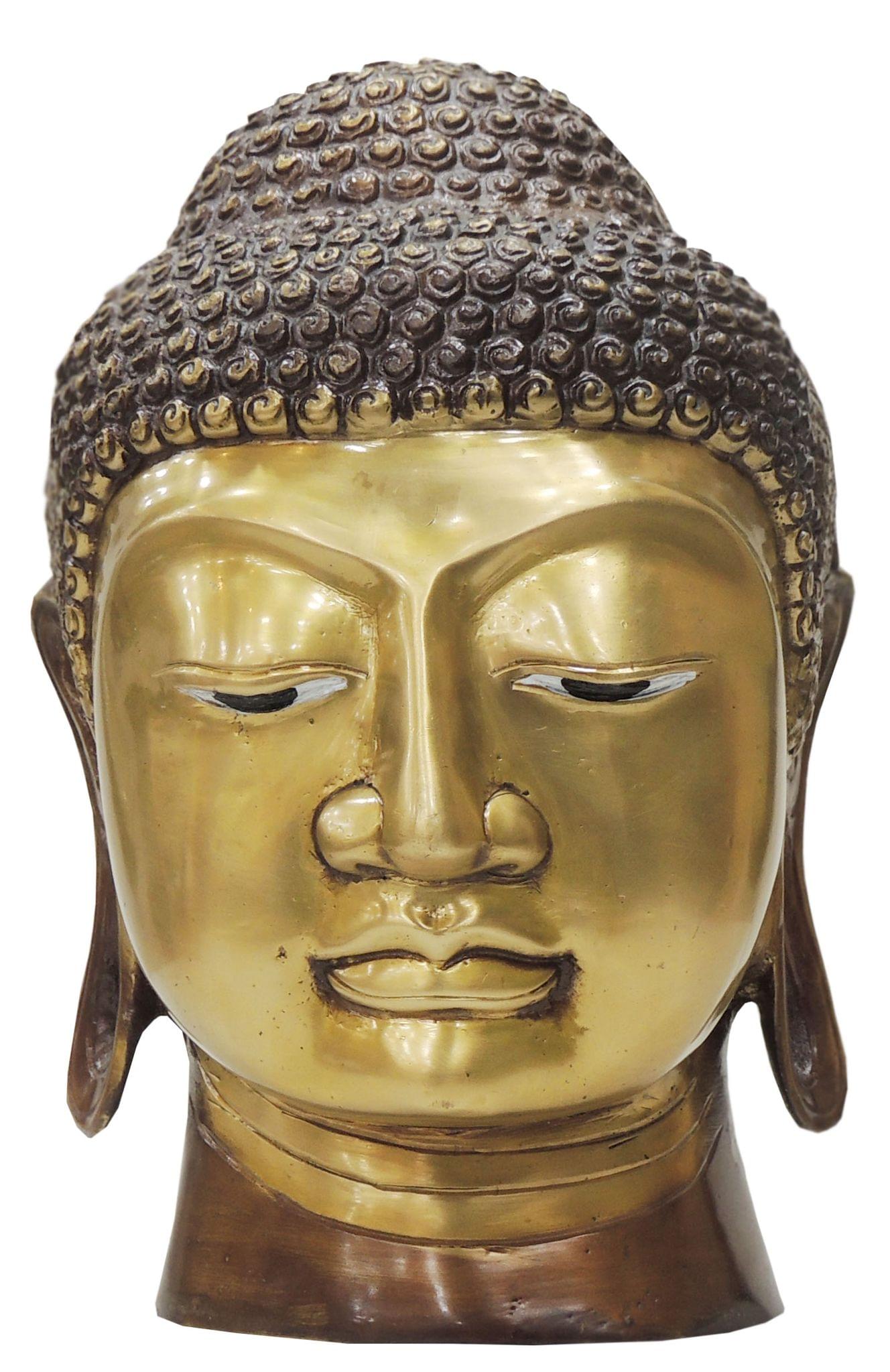 Brass Buddha — 9.5"