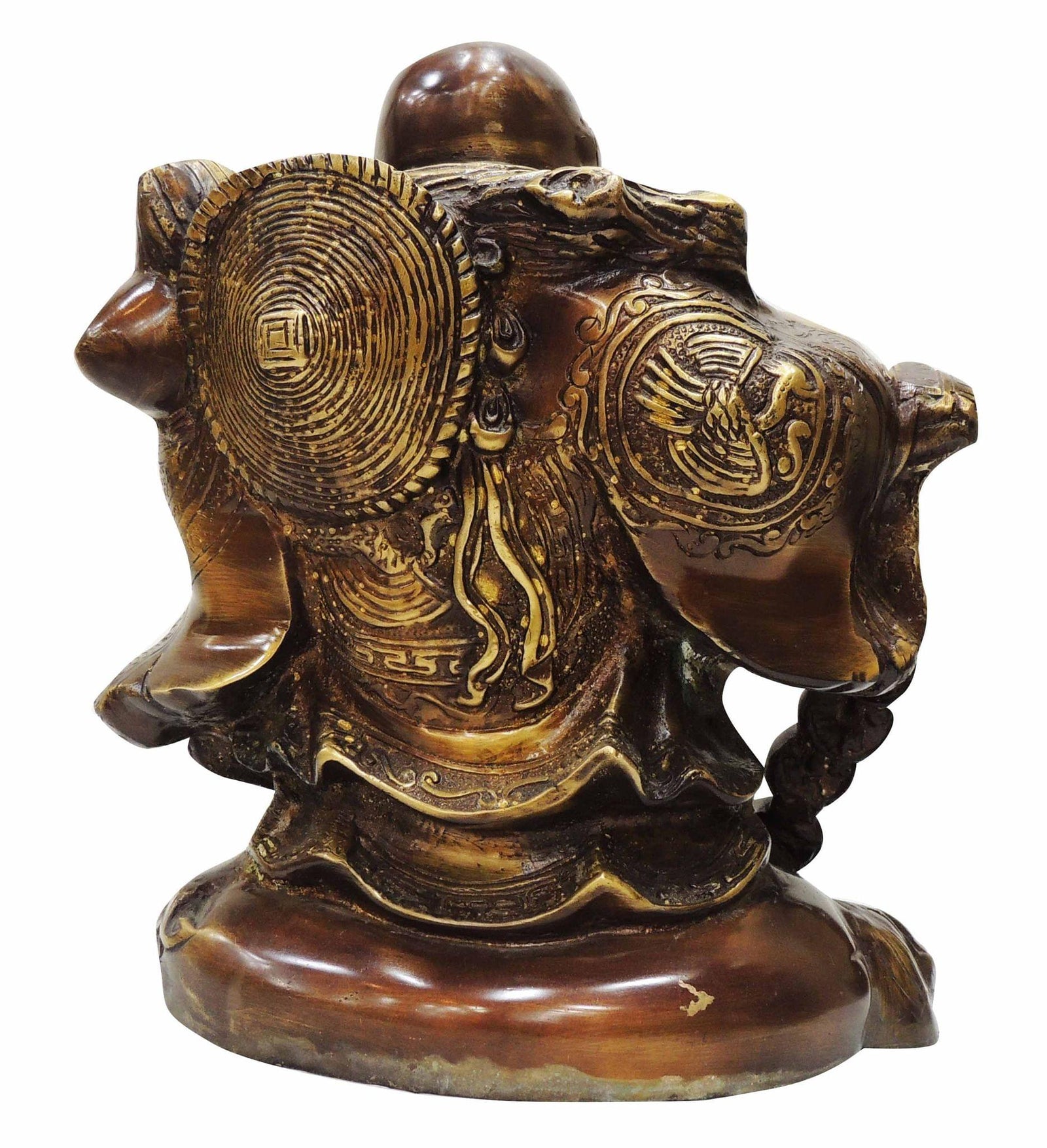 Brass Buddha — 10.5"