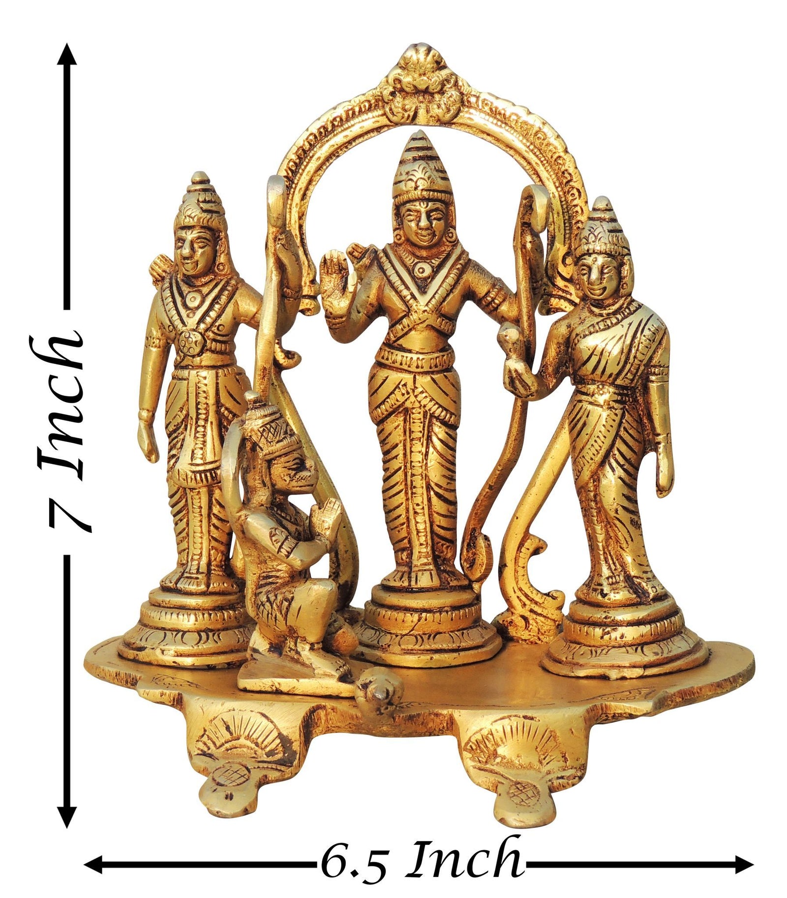 Brass Ram Darbar — 7"